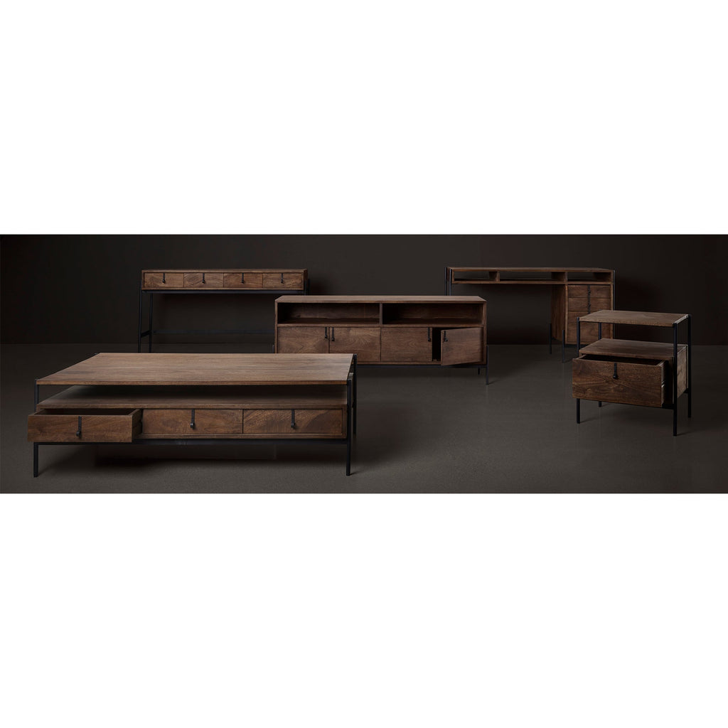 Mercana Glenn 55.8" x 30.5" x 17" Solid Wood Coffee Table