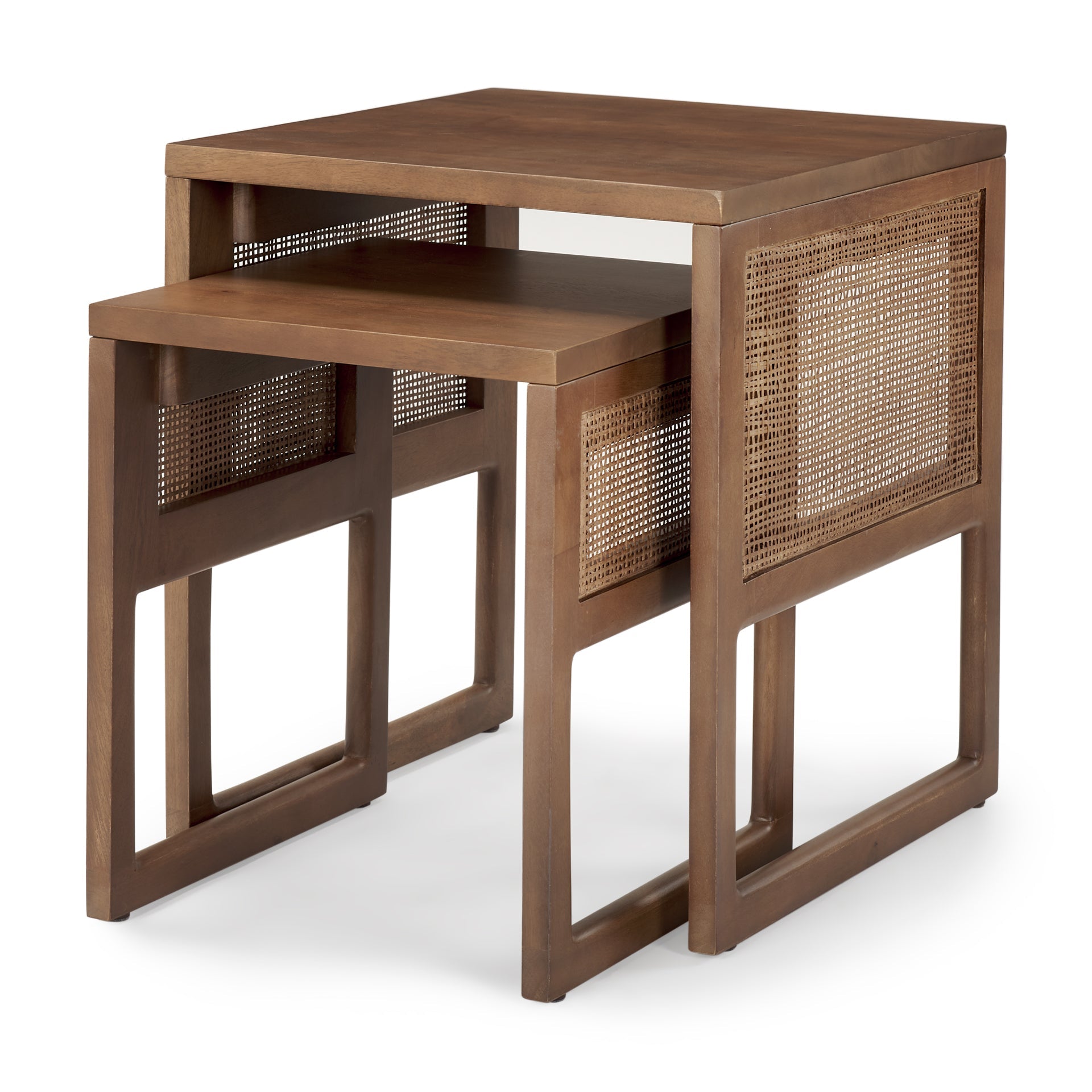 Mercana Grier 20" x 20" x 23.3" Solid Wood Side Table