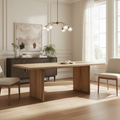 Mercana Grier 84" x 38" x 30" Solid Wood Dining Table