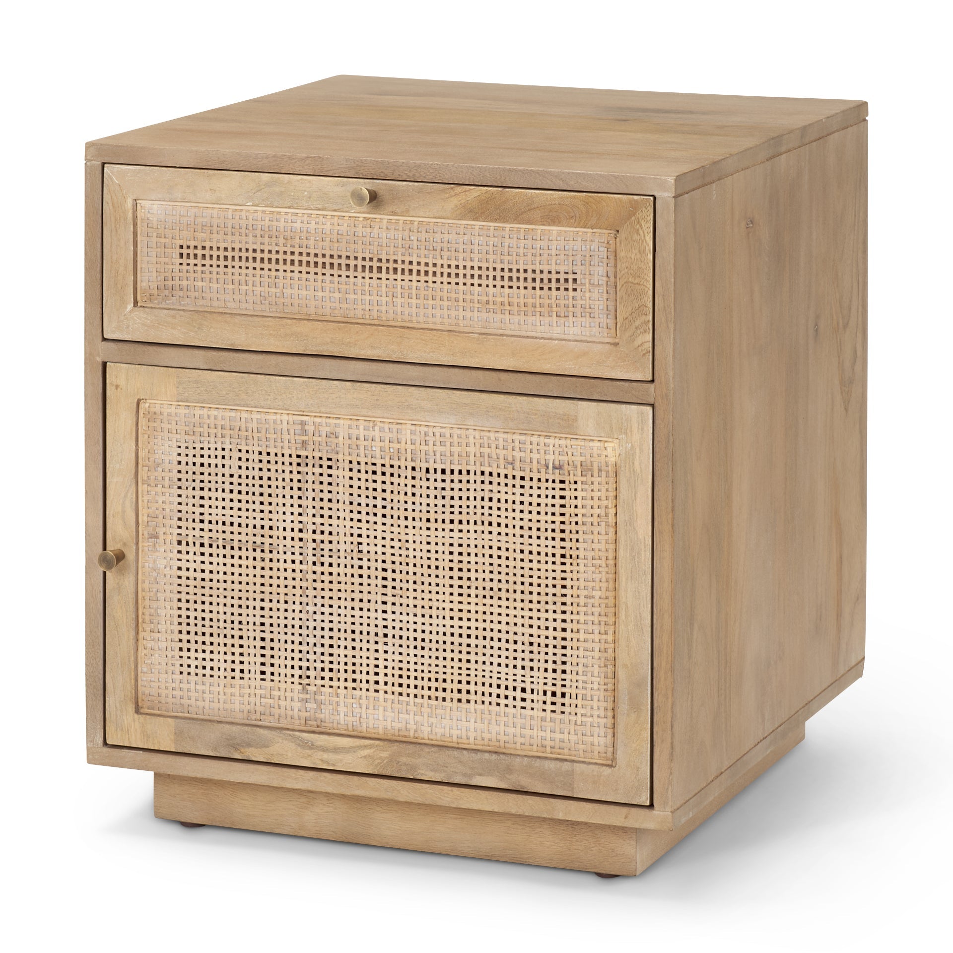 Mercana Grier 19" x 19" x 21" Solid Wood Side Table