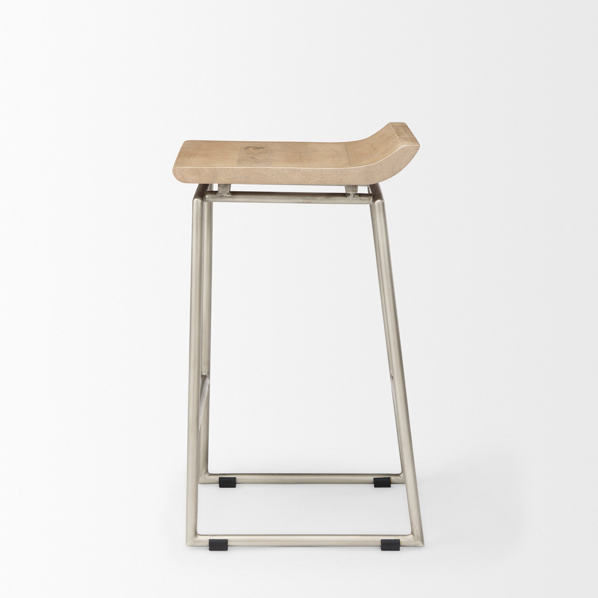Mercana Givens 14" x 15.5" x 25.8" Metal Stool
