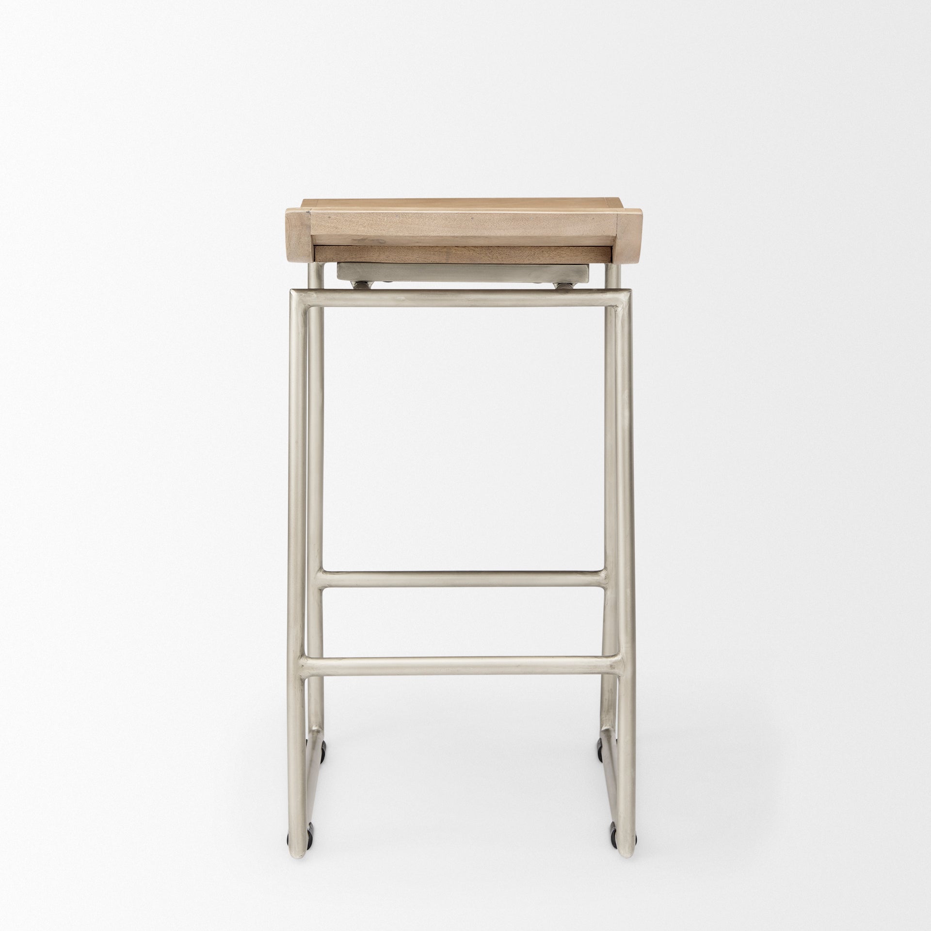 Mercana Givens 14" x 15.5" x 25.8" Metal Stool