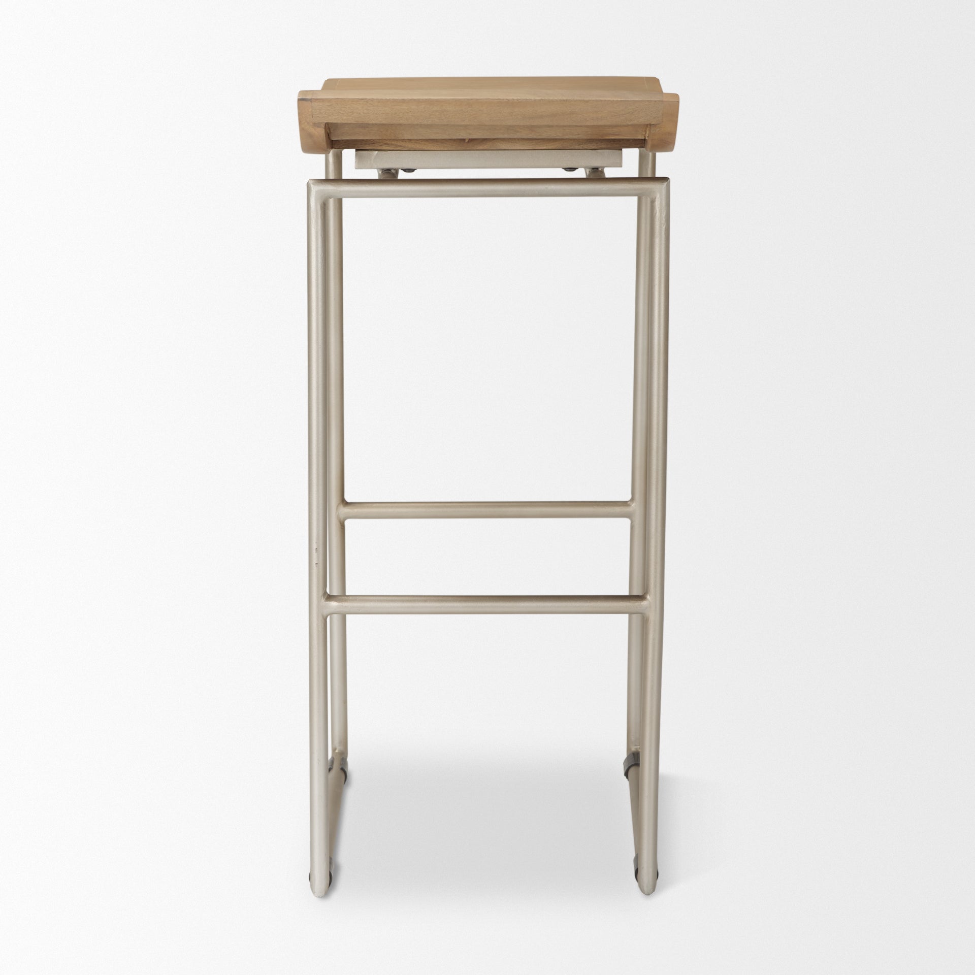 Mercana Givens 14" x 15.5" x 32" Metal Bar Stool