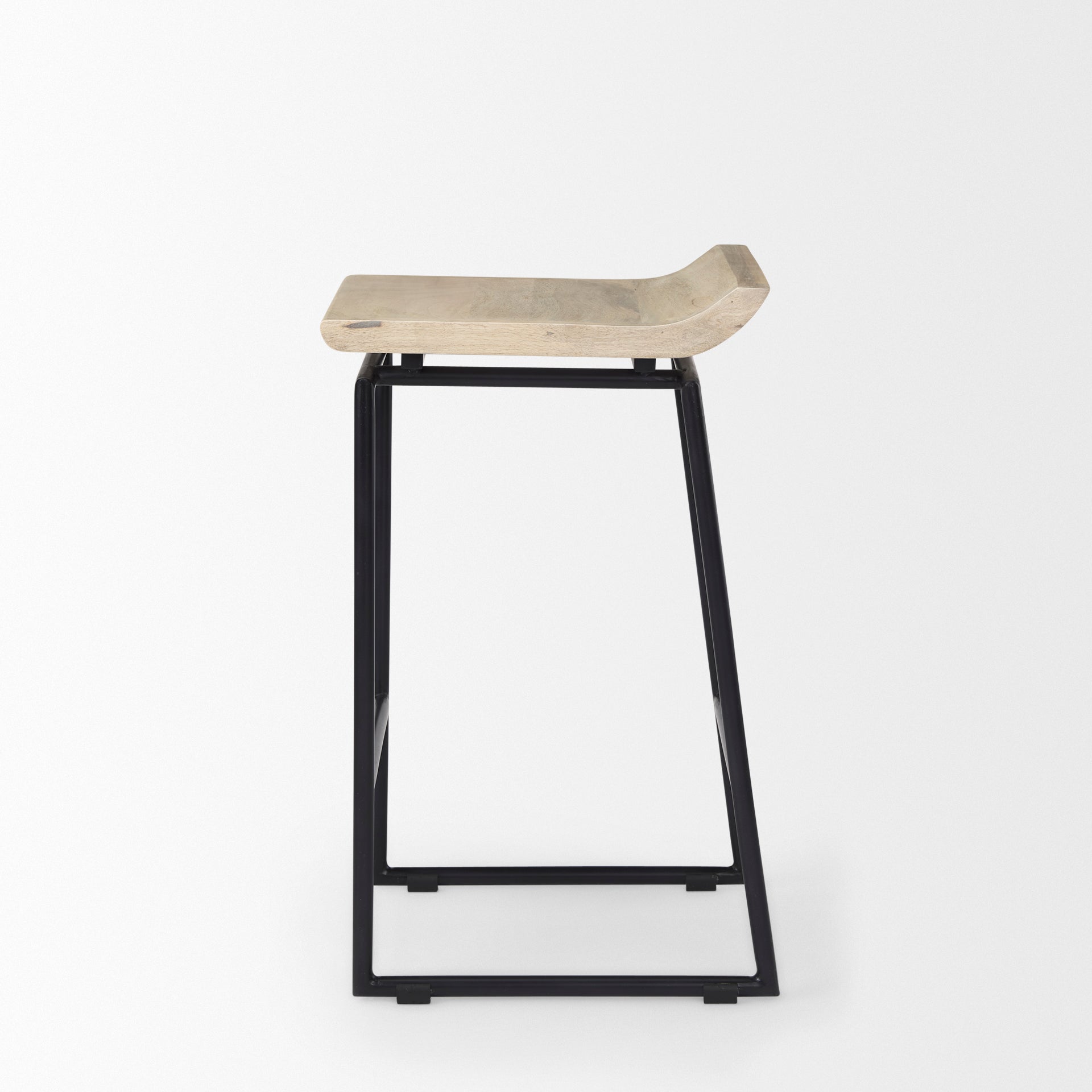 Mercana Givens 14" x 15.5" x 26" Metal Bar Stool