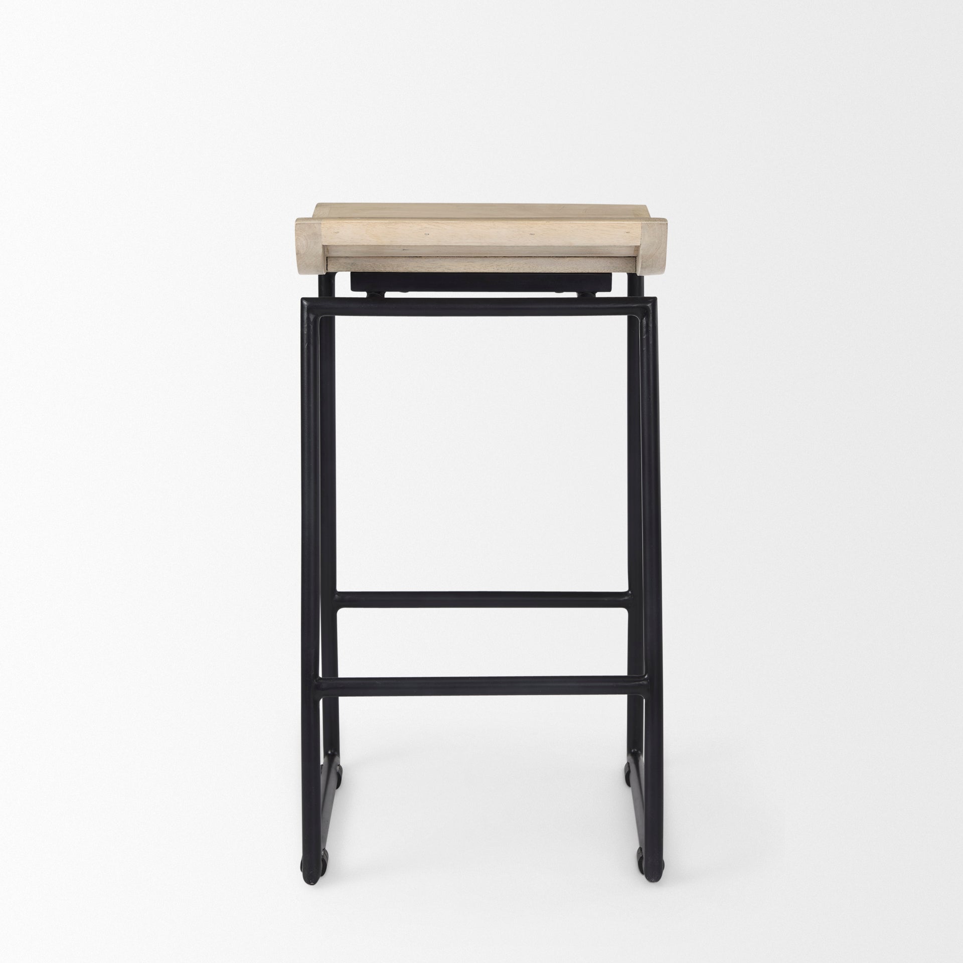 Mercana Givens 14" x 15.5" x 26" Metal Bar Stool