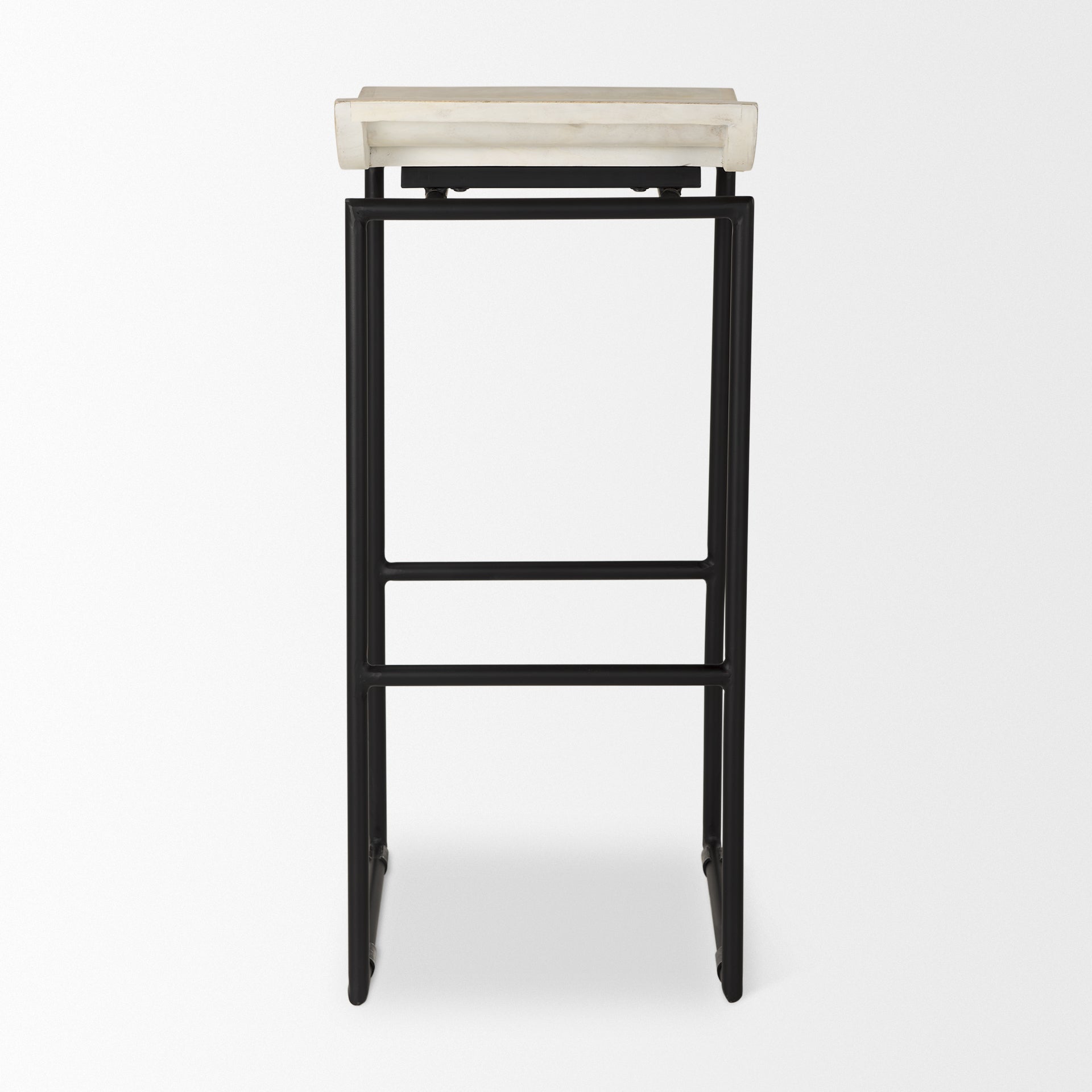 Mercana Givens 14" x 15.5" x 32" Metal Bar Stool