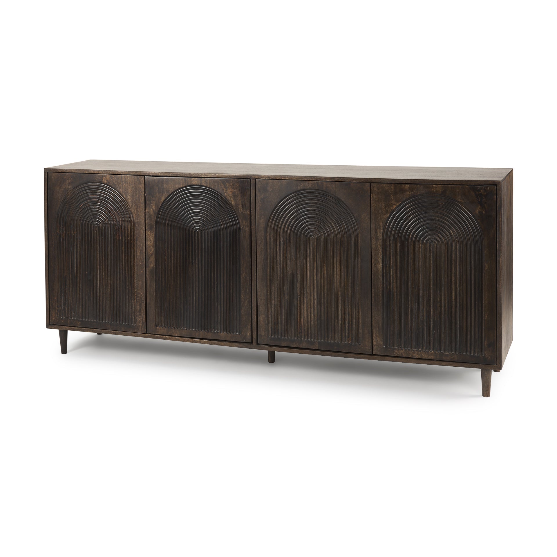 Mercana Tucker 71.8" x 15" x 30.3" Solid Wood Sideboard