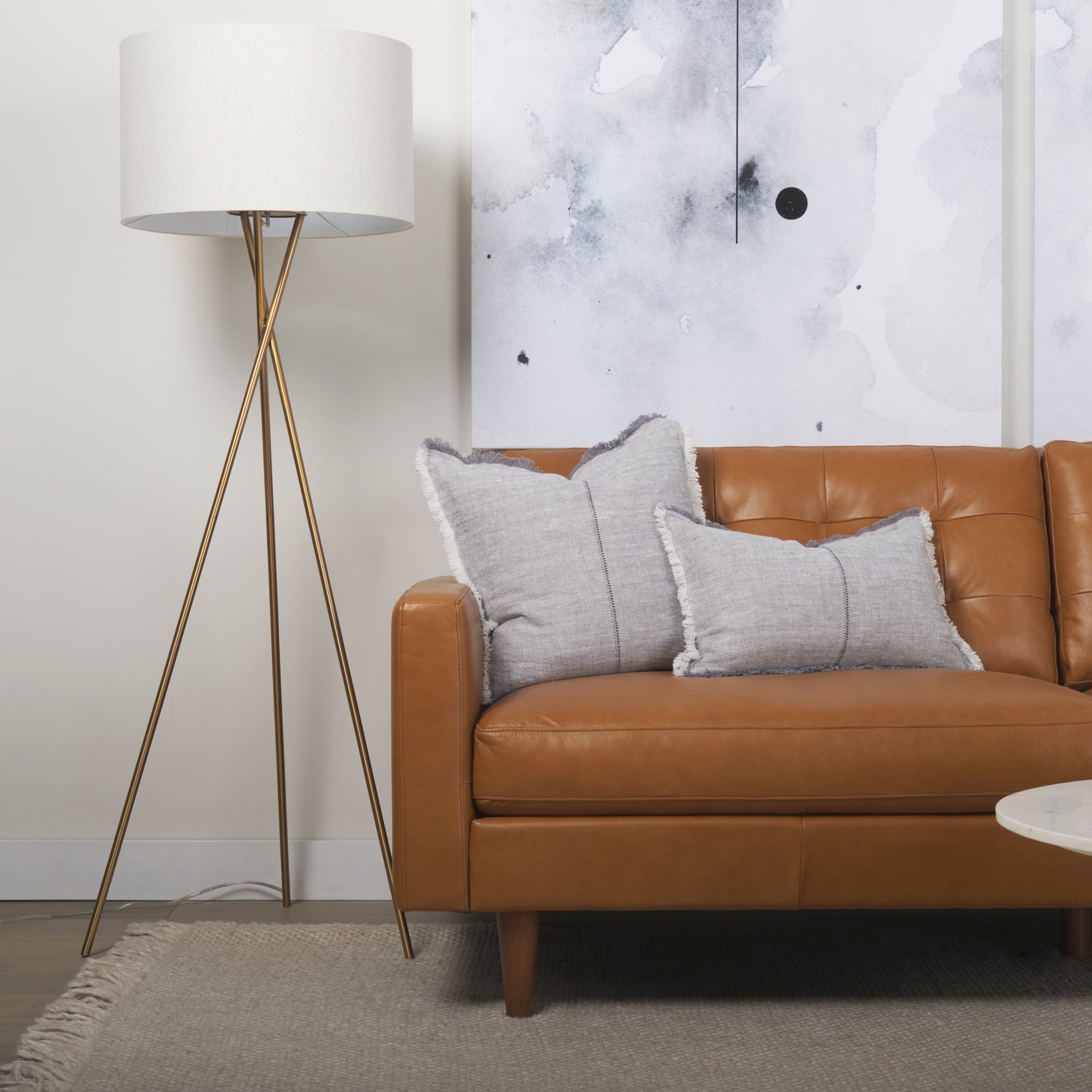 Mercana Ambrose 20" x 20" x 61.8" Metal Floor Lamp