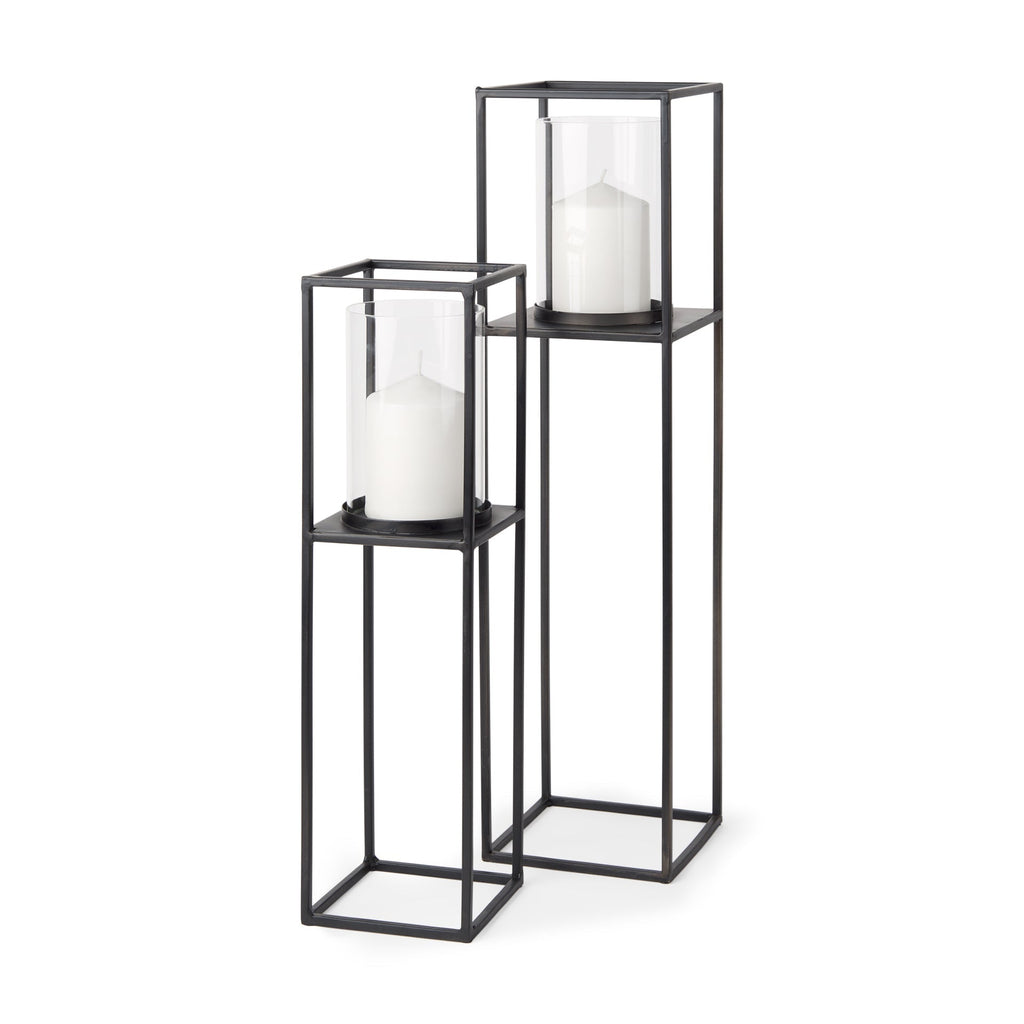 Mercana Cindy 5.9" x 5.9" x 23" Metal Candle Holder