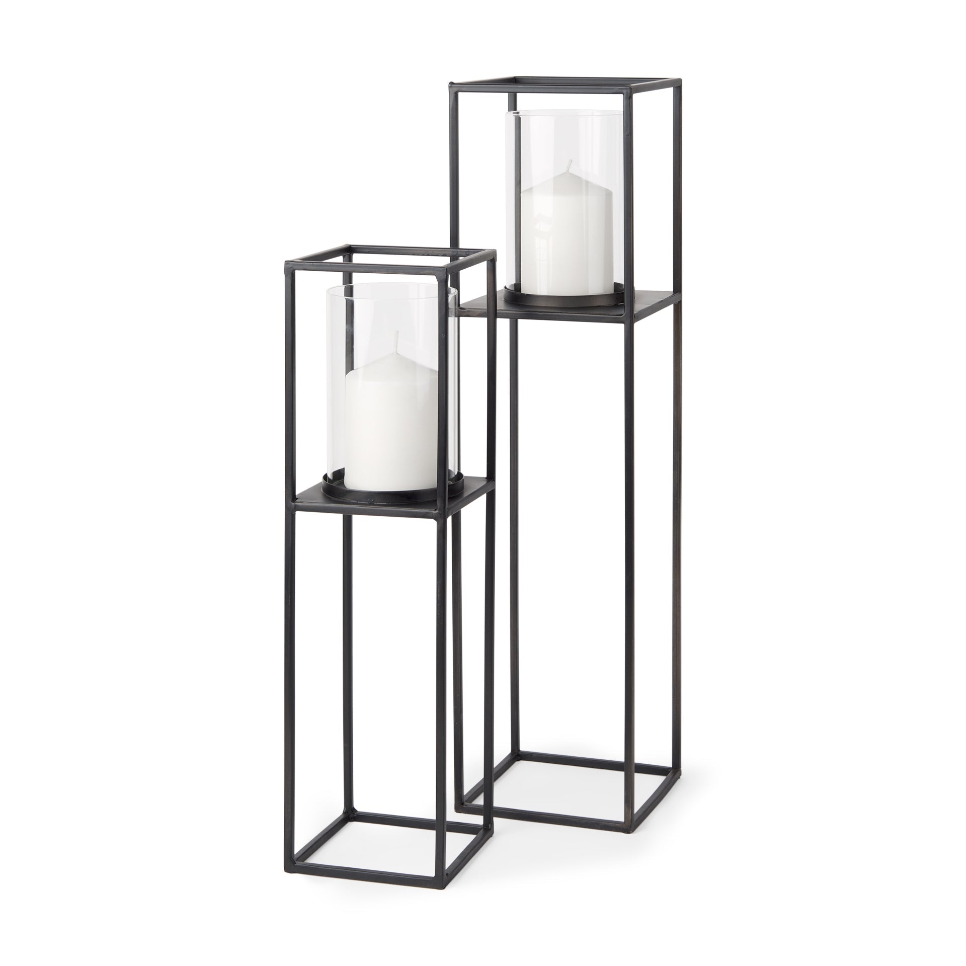 Mercana Cindy 5.9" x 5.9" x 23" Metal Candle Holder