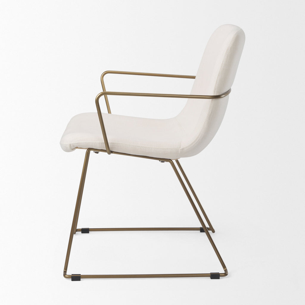 Mercana Sawyer 22.4" x 24.8" x 34.6" Metal Dining Chair (Set of 2)