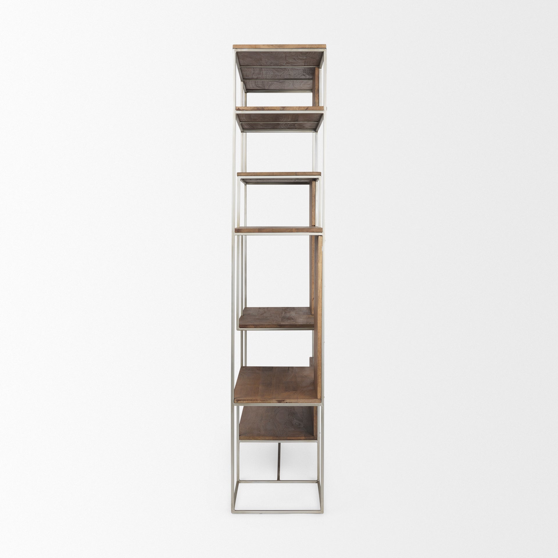 Mercana Morris 47.3" x 15" x 75.5" Solid Wood Wall Shelf
