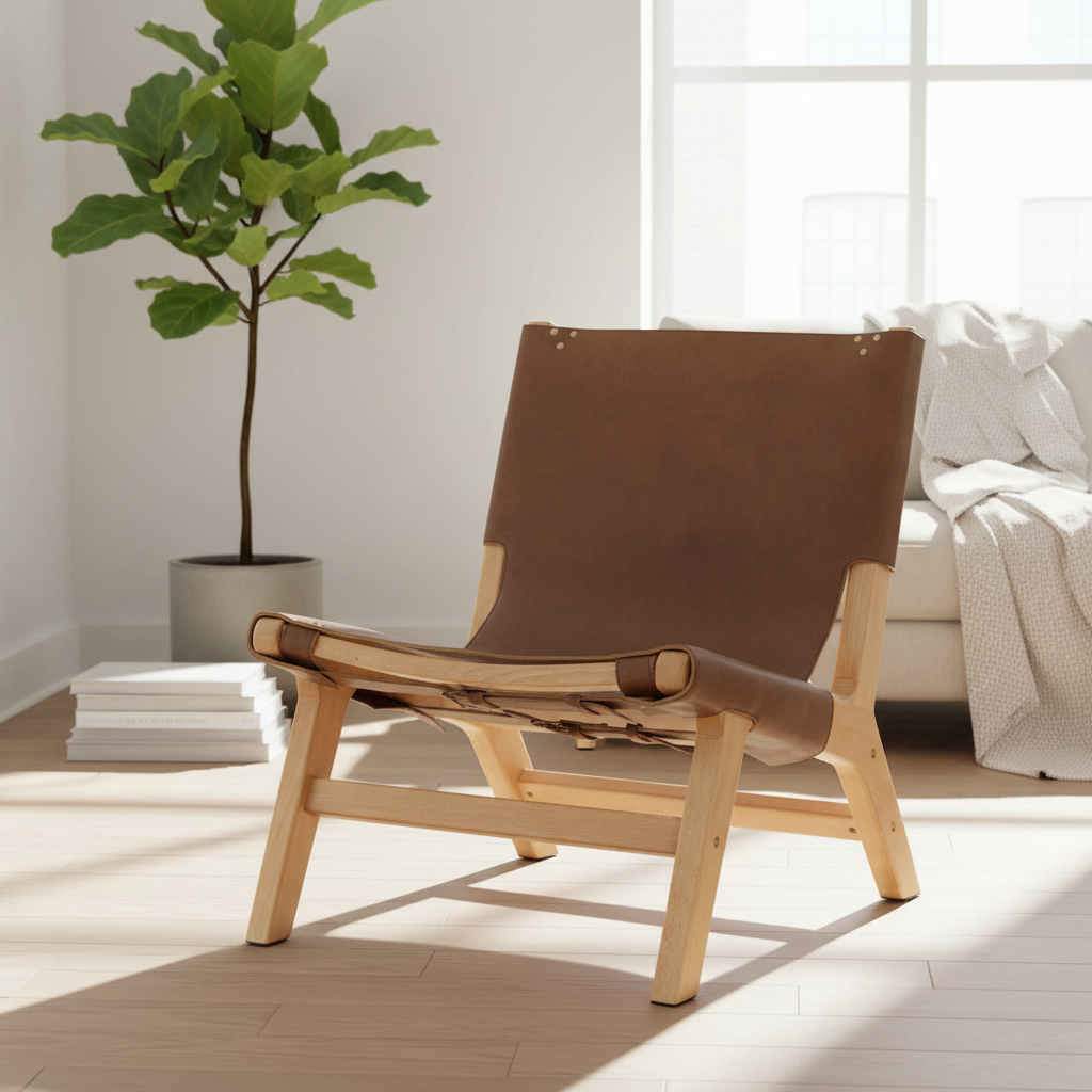 Mercana Elodie 24.4" x 31.9" x 30.7" Solid Wood Side Chair