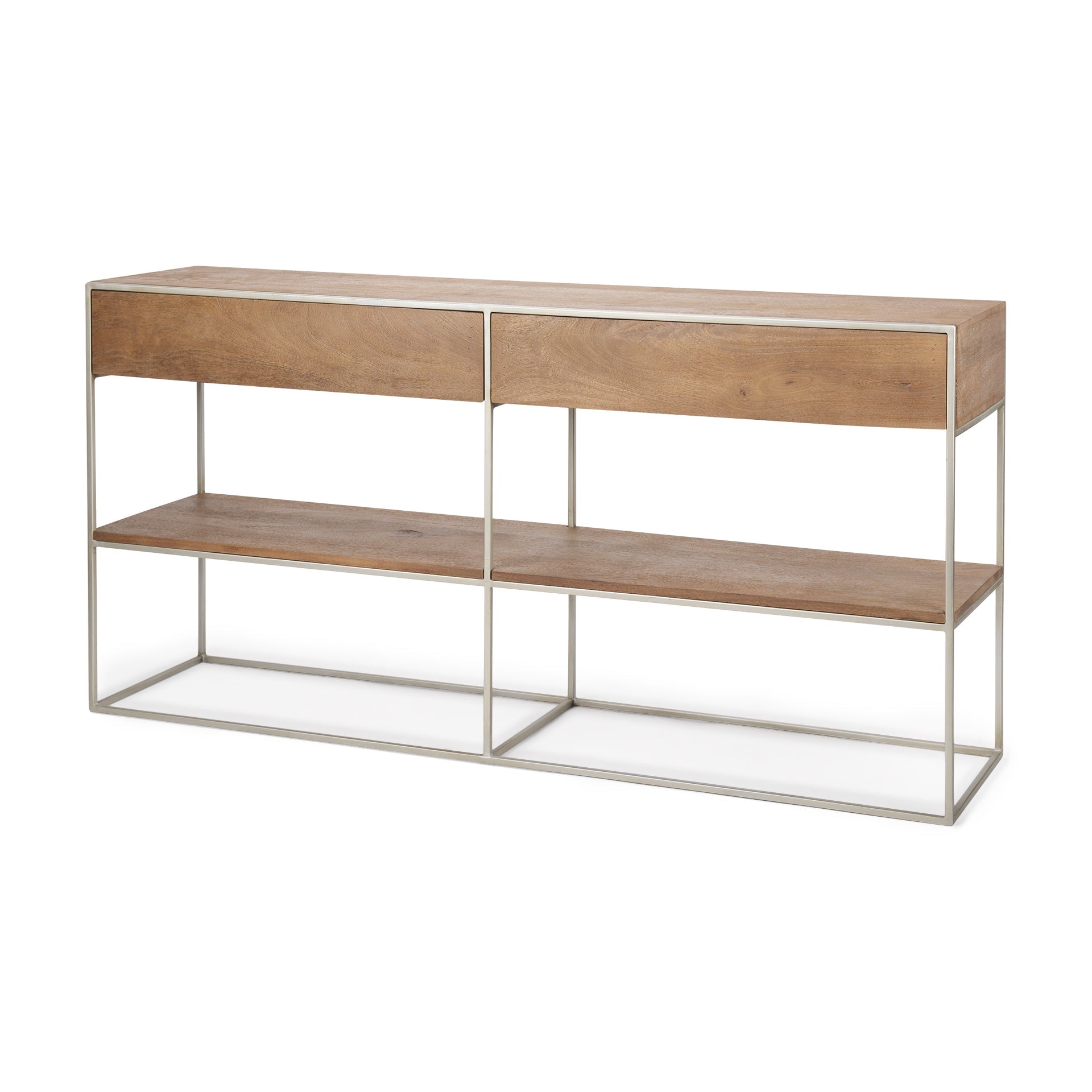 Mercana Morris 63" x 15" x 31" Wood Console Table