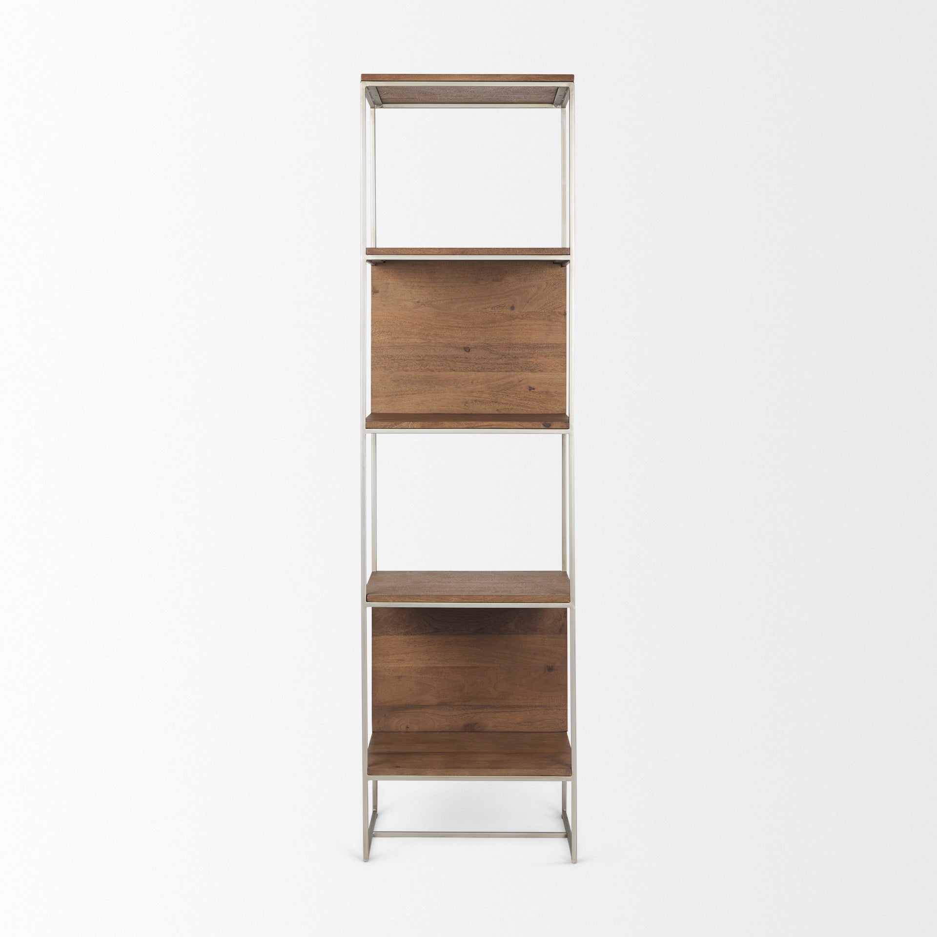 Mercana Morris 20" x 15" x 71" Solid Wood Wall Shelf