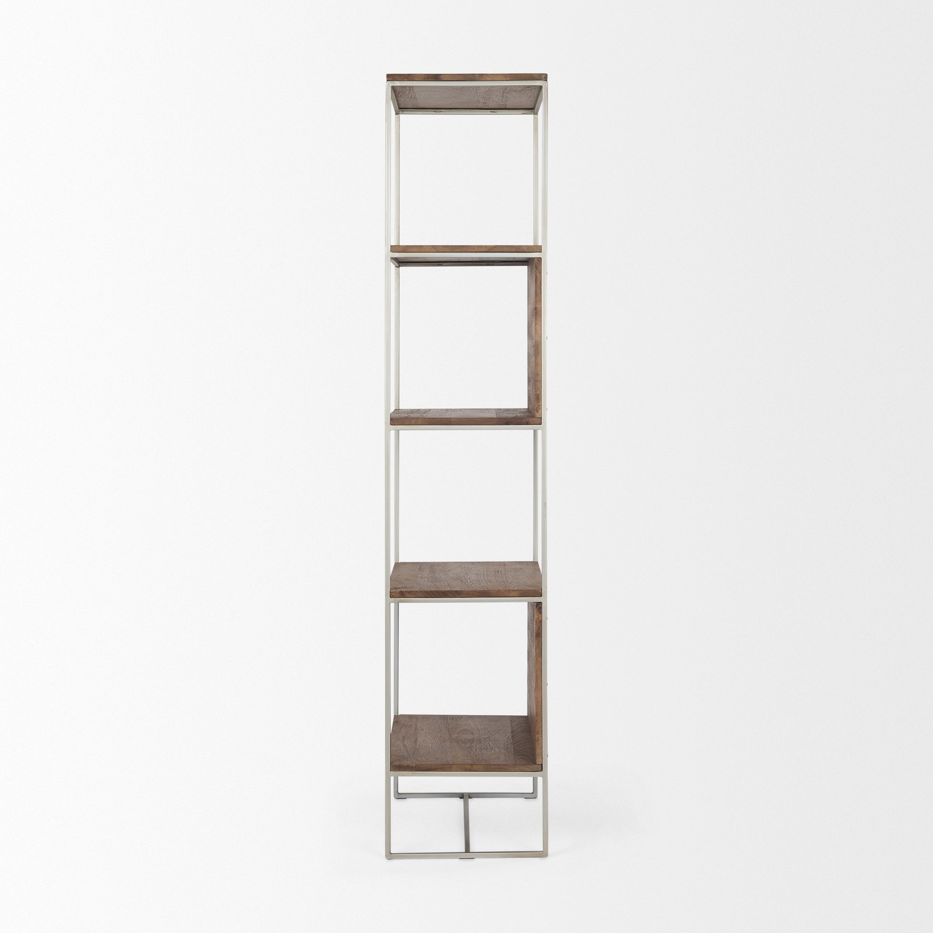 Mercana Morris 20" x 15" x 71" Solid Wood Wall Shelf