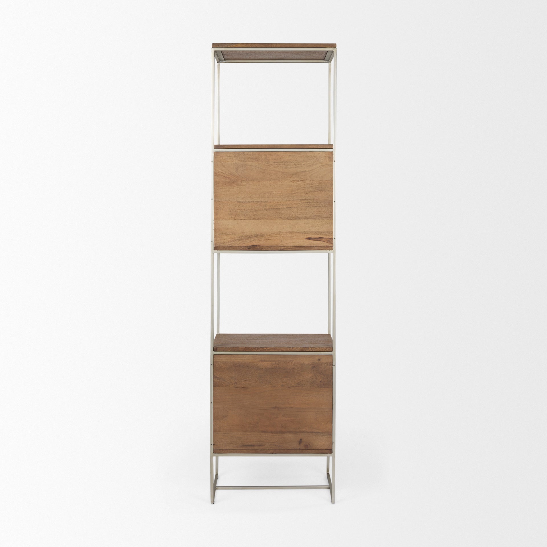 Mercana Morris 20" x 15" x 71" Solid Wood Wall Shelf