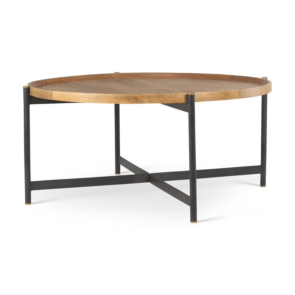 Mercana Marquisa 42" x 42" x 19" Solid Wood Coffee Table