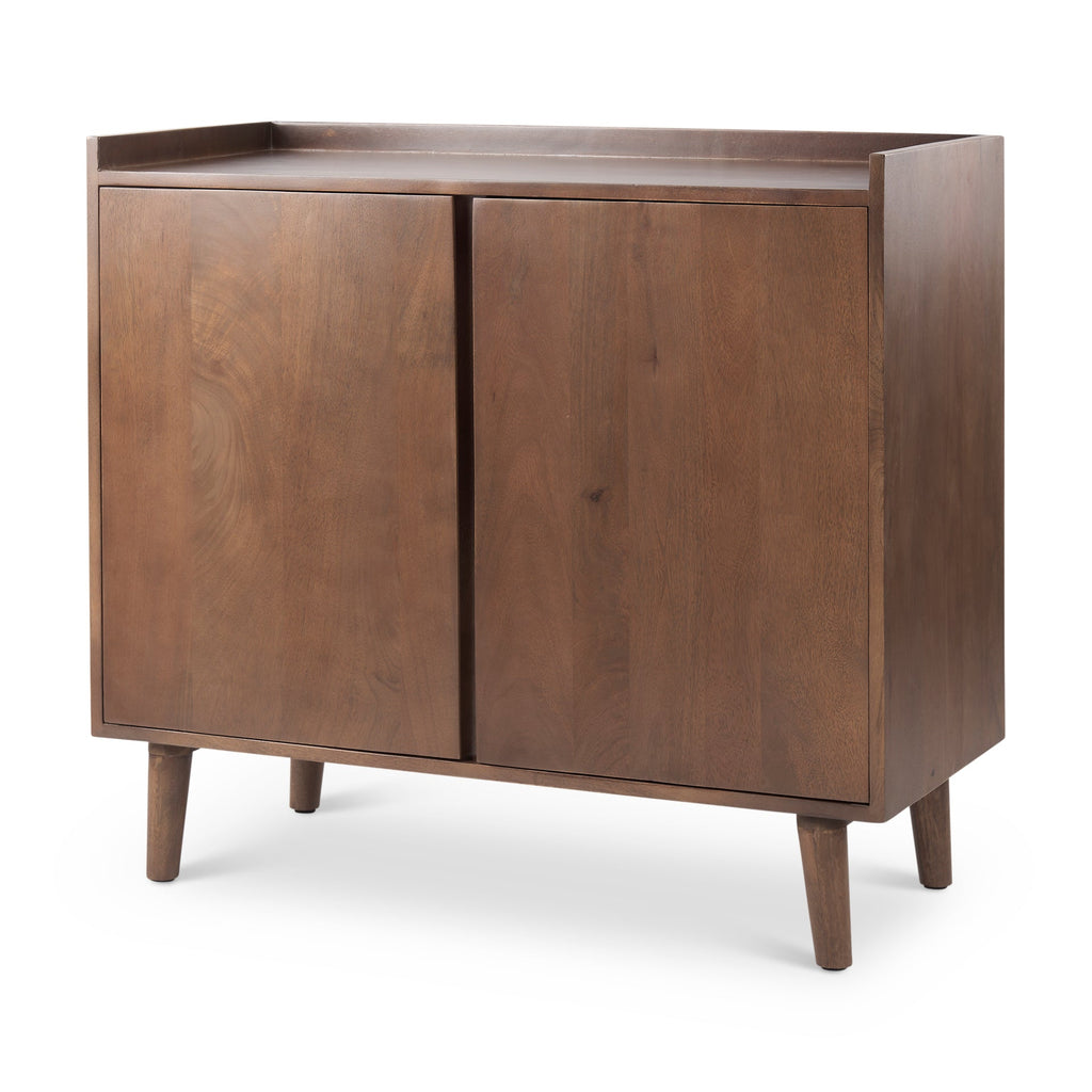 Mercana Lillie 39.5" x 19.8" x 30" Solid Wood Accent Cabinet