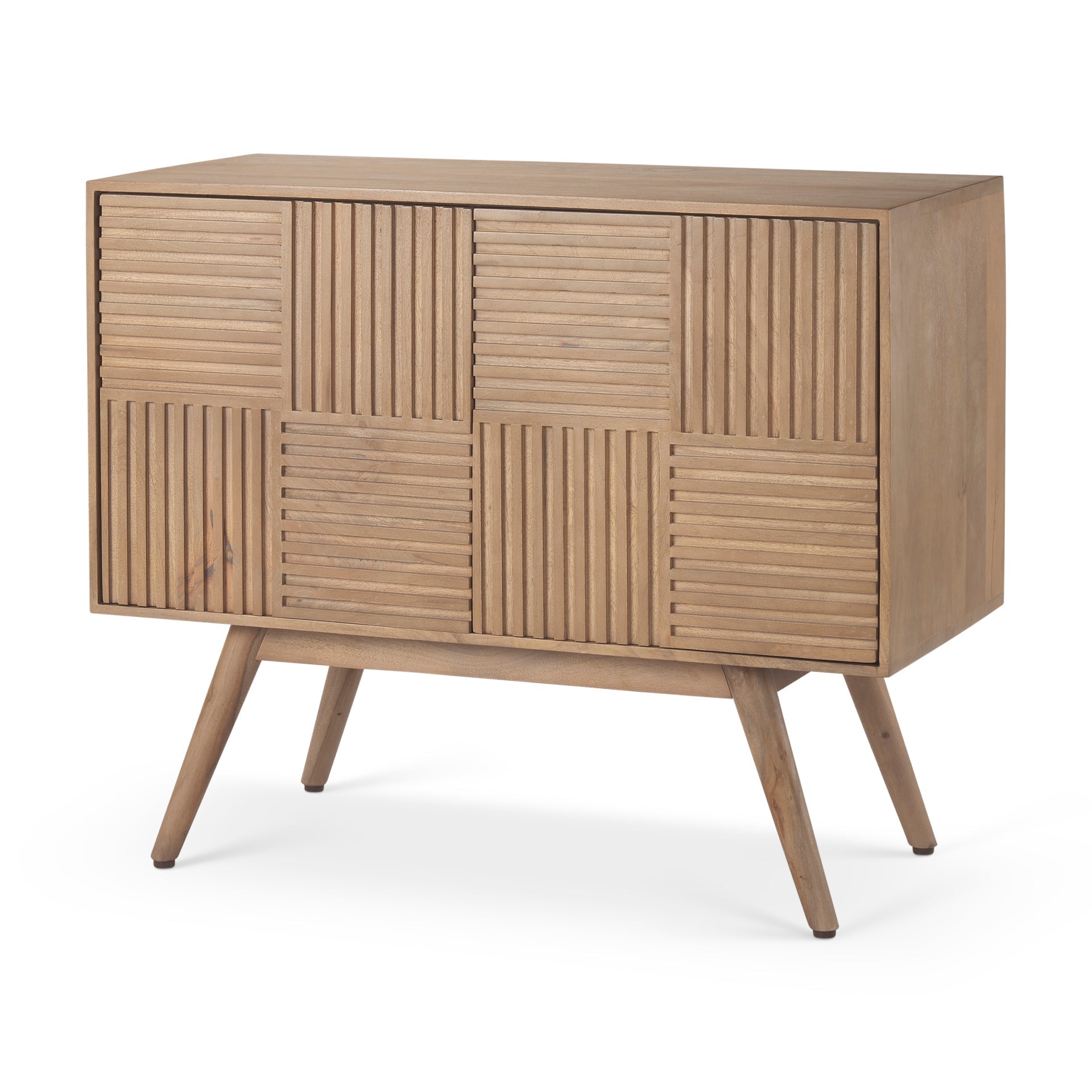 Mercana Sable 37" x 17" x 30.5" Solid Wood Accent Cabinet