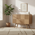 Mercana Sable 37" x 17" x 30.5" Solid Wood Accent Cabinet