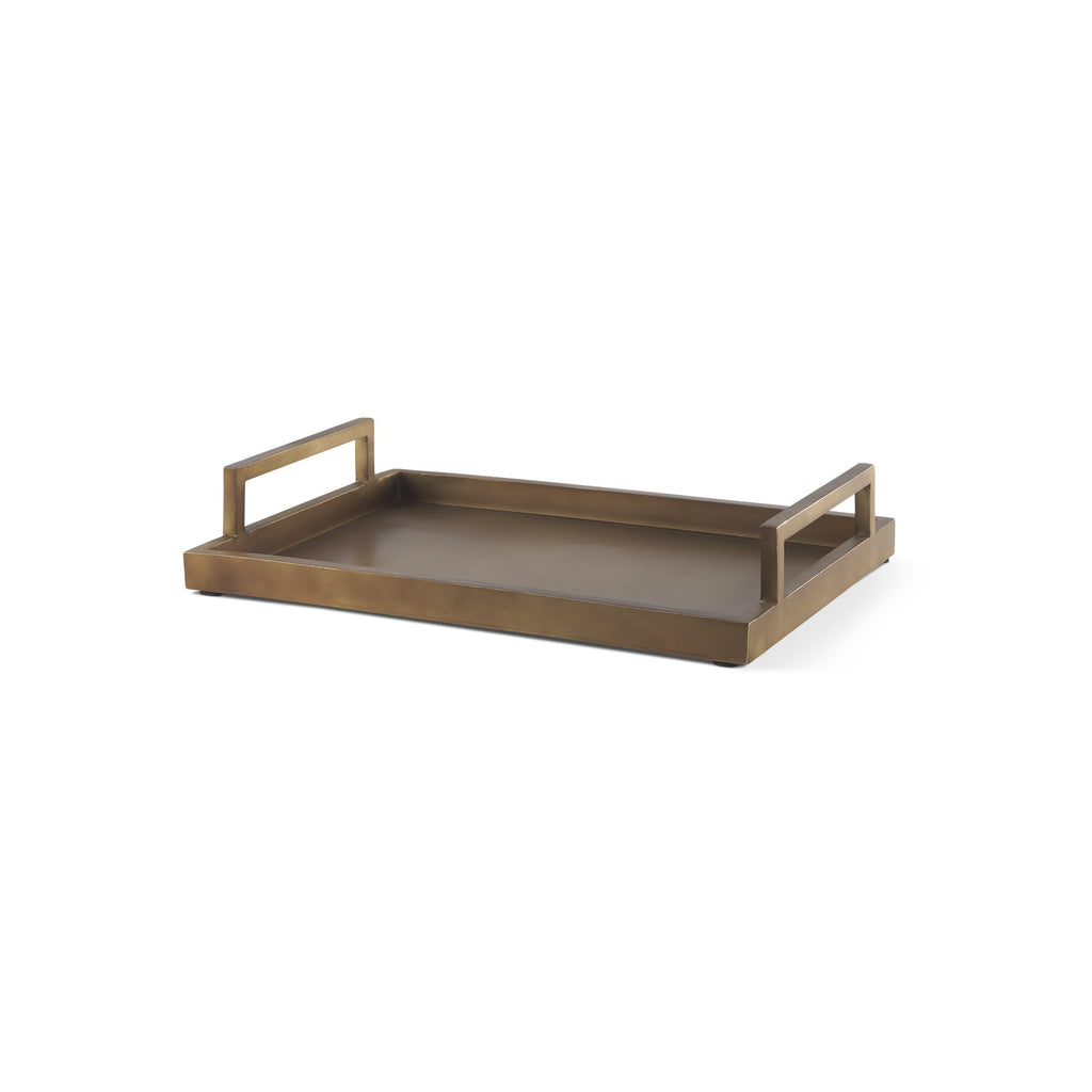 Mercana Shay 17" x 12" x 3" Metal Tray