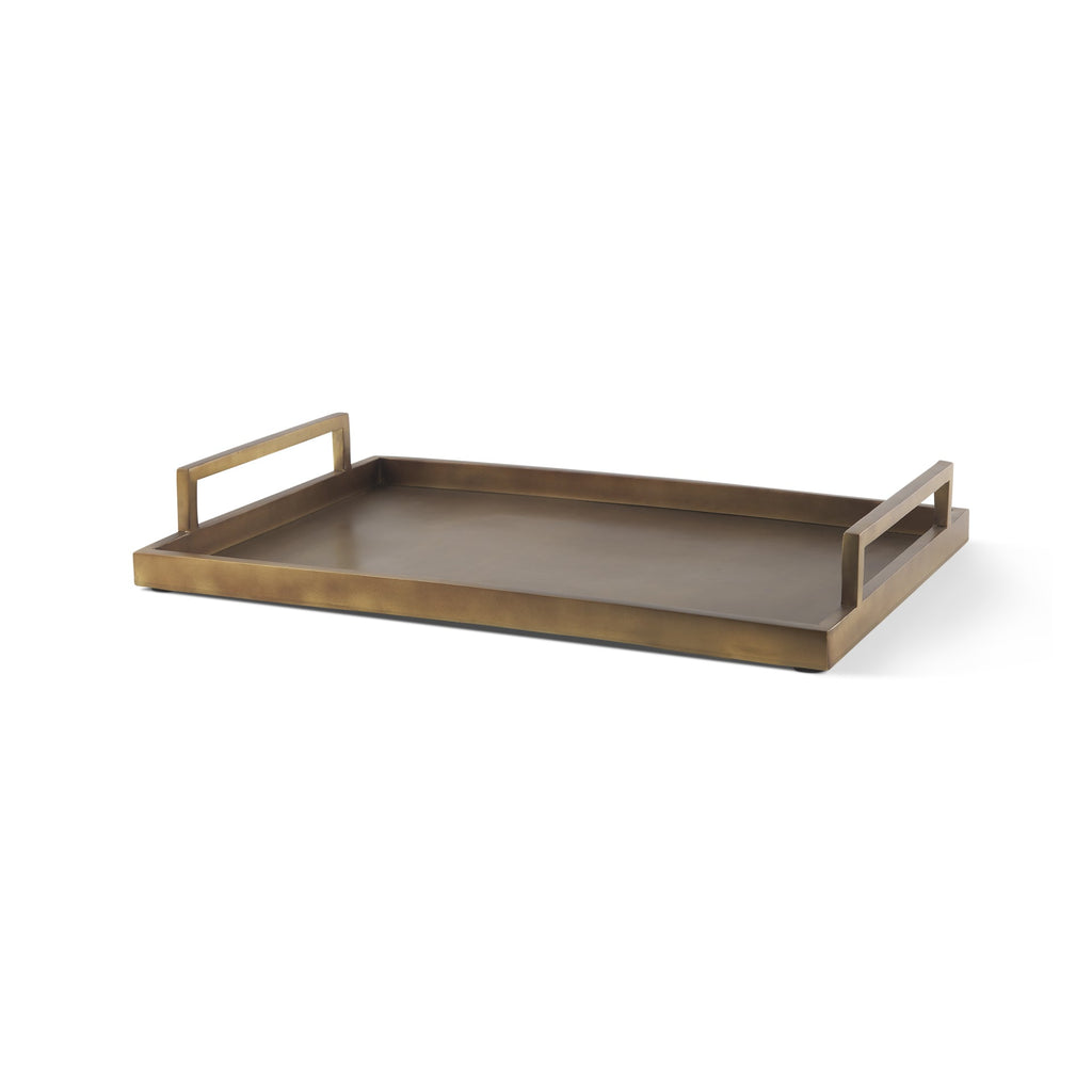 Mercana Shay 22" x 15" x 3" Metal Tray