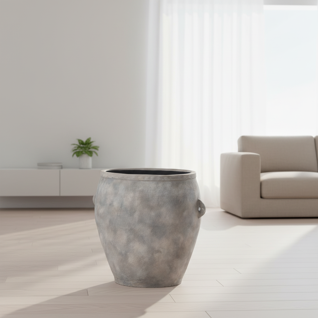 Mercana Zuma 27.2" x 18.1" x 24.4" Ceramic Floor Vase