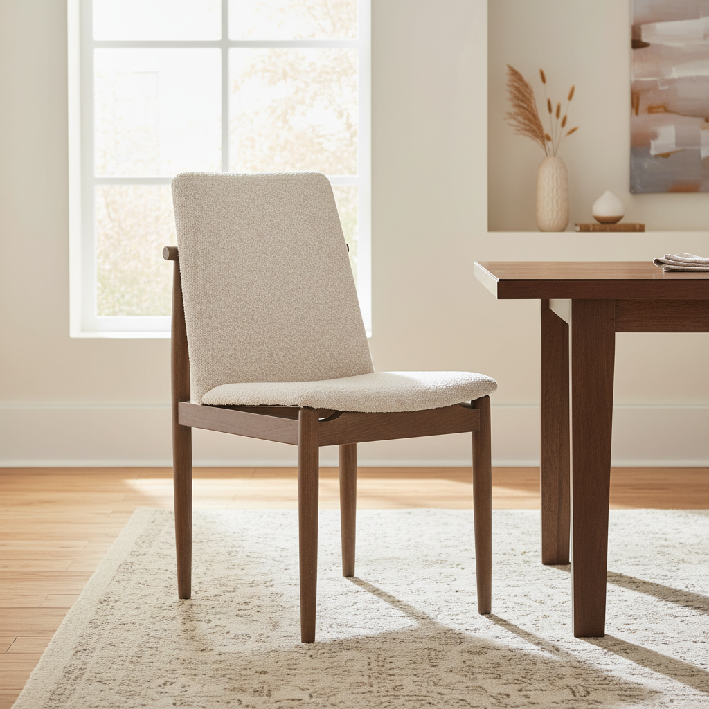 Mercana Cavett 18" x 24.2" x 33.5" Fabric Dining Chair (Set of 2)