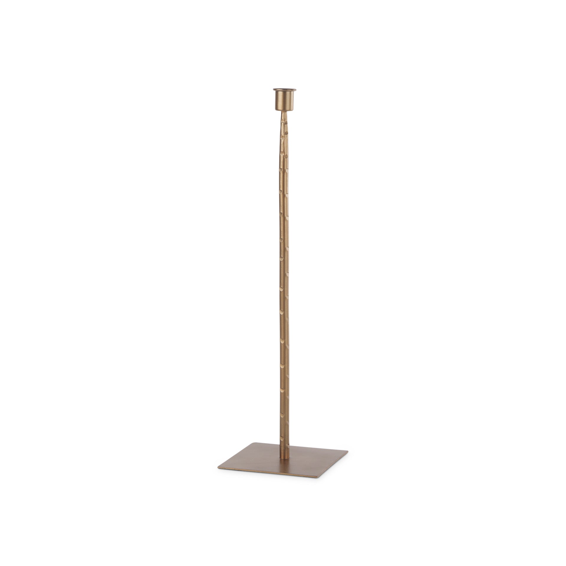 Mercana Porter 5" x 5" x 18" Metal Candle Holder