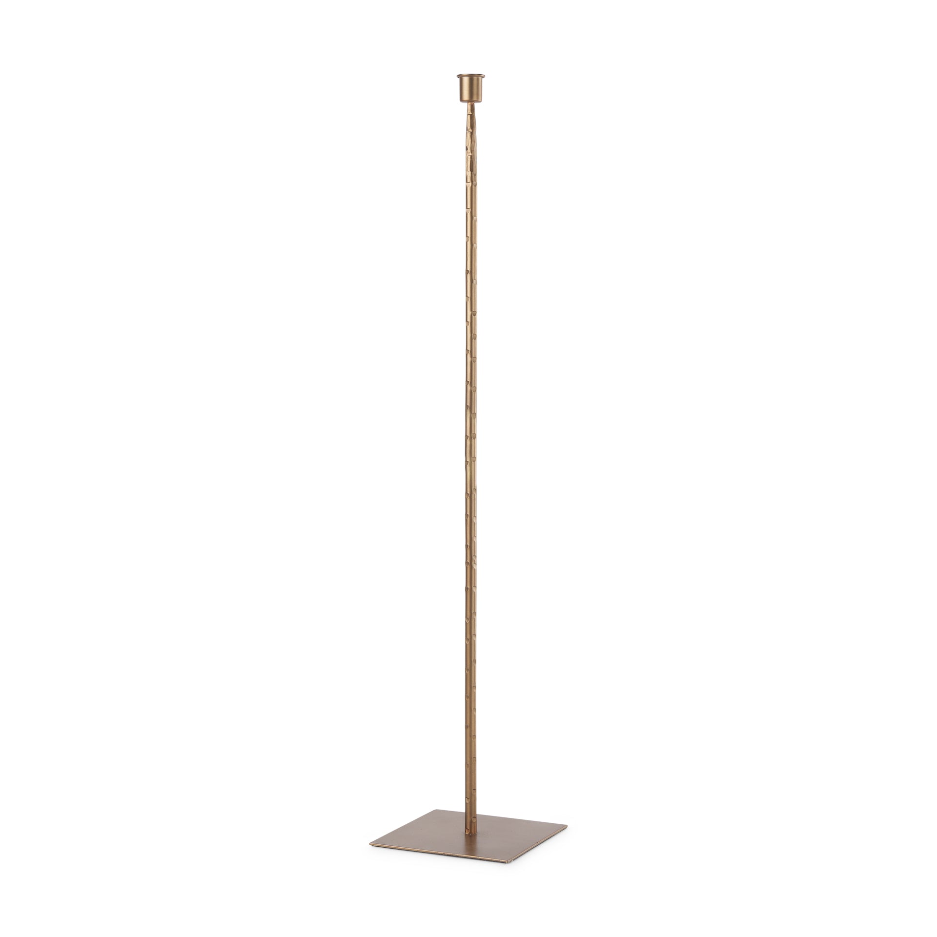 Mercana Porter 6" x 6" x 30" Metal Candle Holder