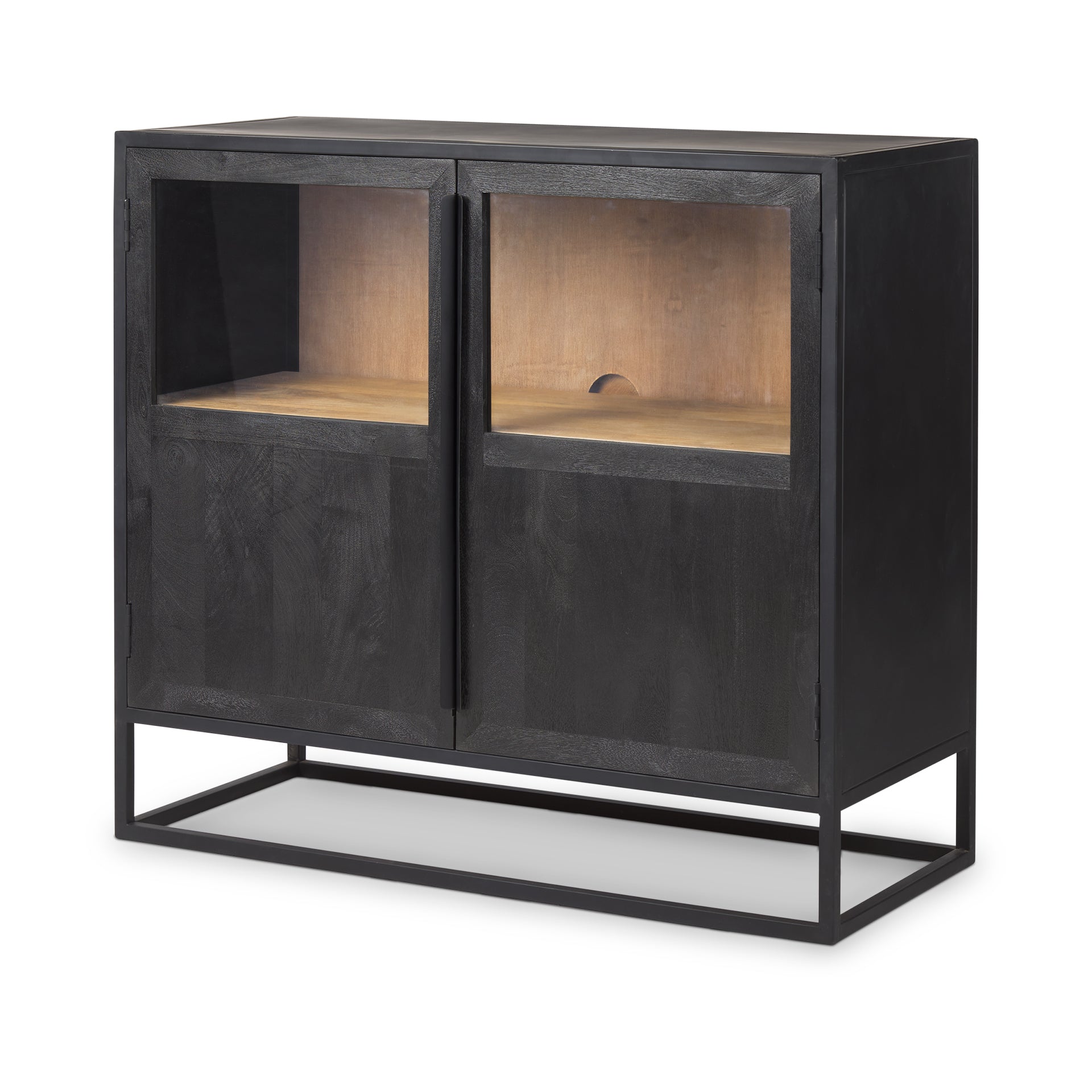 Mercana Sloan 40" x 17.5" x 36.3" Solid Wood Accent Cabinet