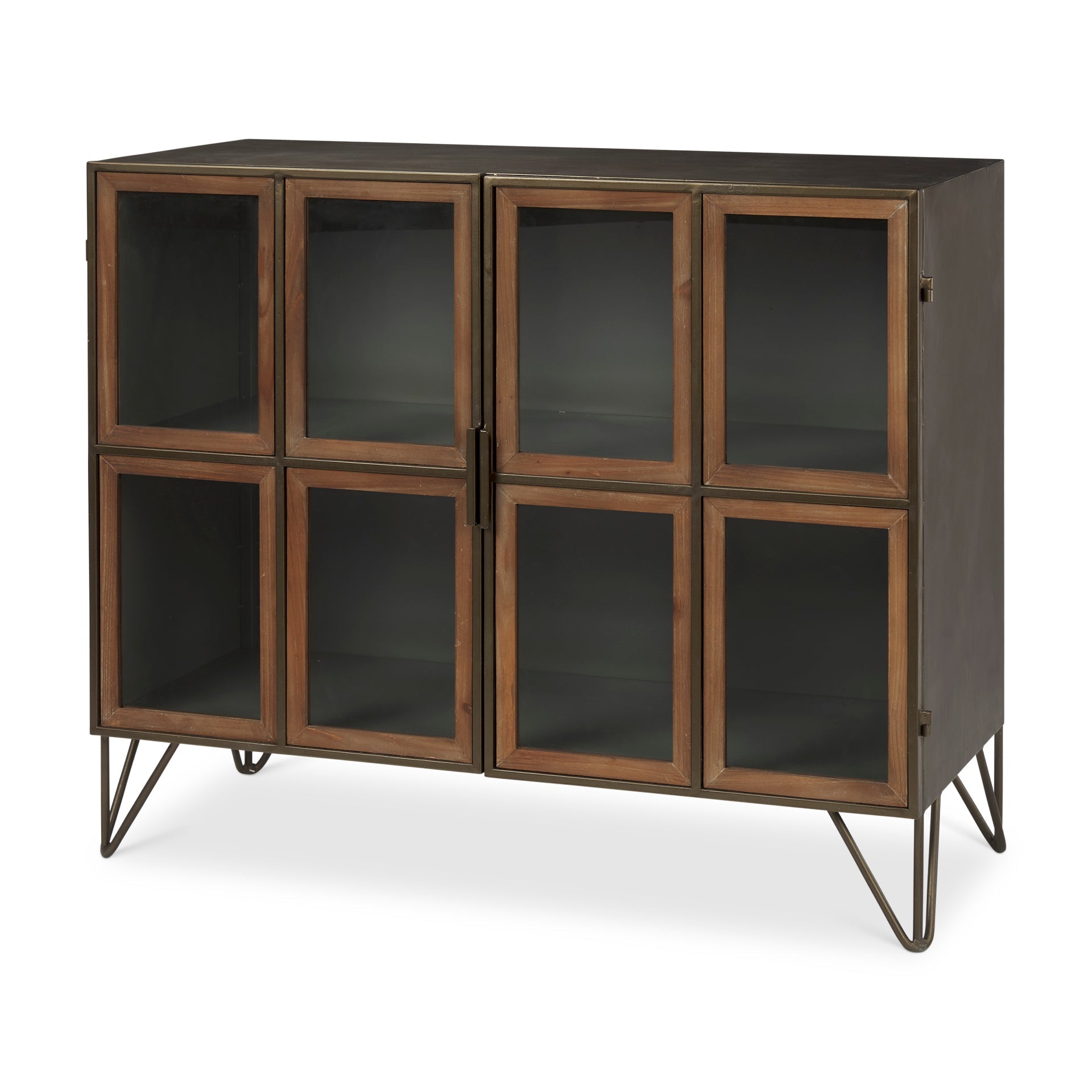 Mercana Pandora 36.8" x 16.3" x 29.9" Iron Accent Cabinet