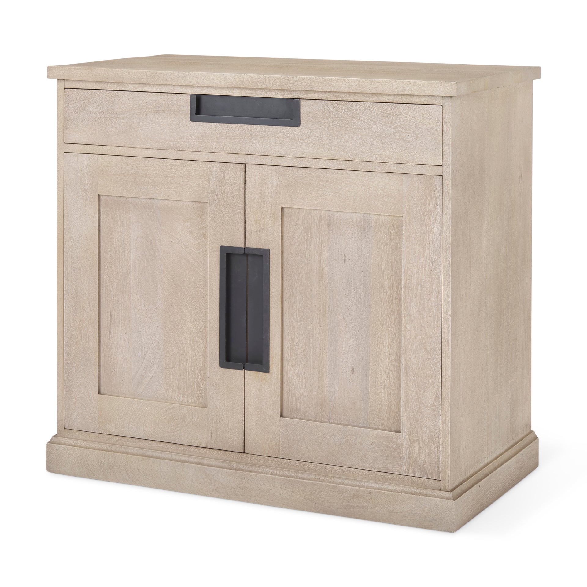 Mercana Braxton 33.5" x 18.5" x 31.5" Solid Wood Accent Cabinet