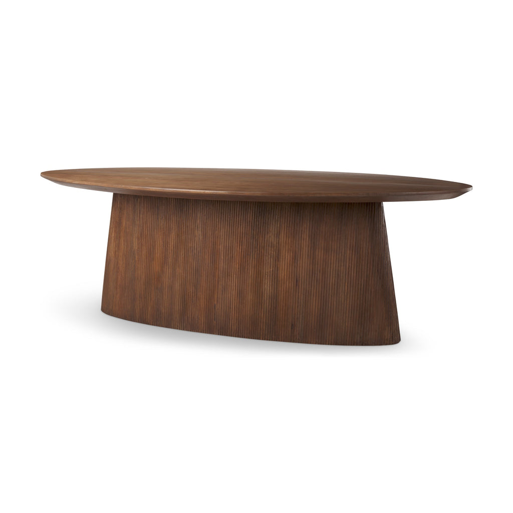 Mercana Lance 94" x 50" x 30" Solid Wood Dining Table