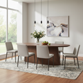 Mercana Lance 94" x 50" x 30" Solid Wood Dining Table