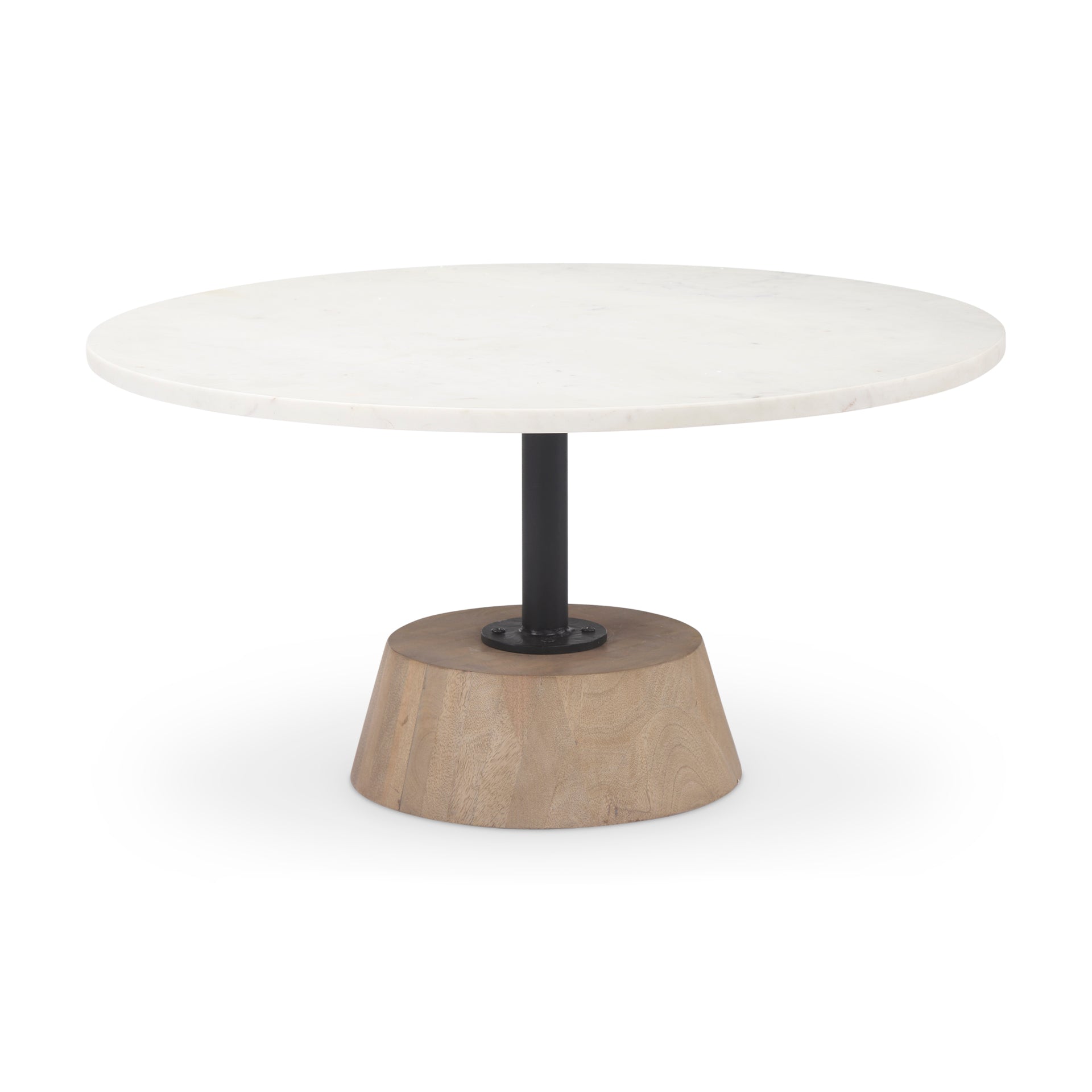 Mercana Maxwell 34" x 34" x 16" Stone Coffee Table