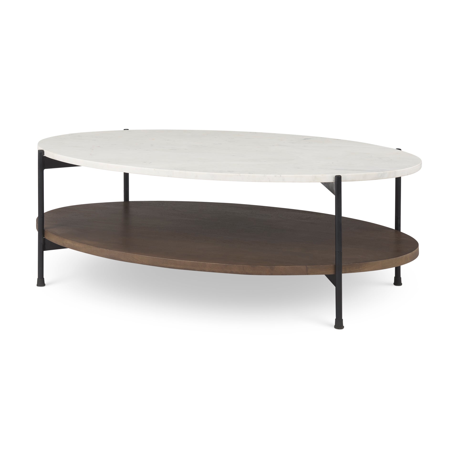 Mercana Larkin 48" x 30" x 16" Solid Wood Coffee Table