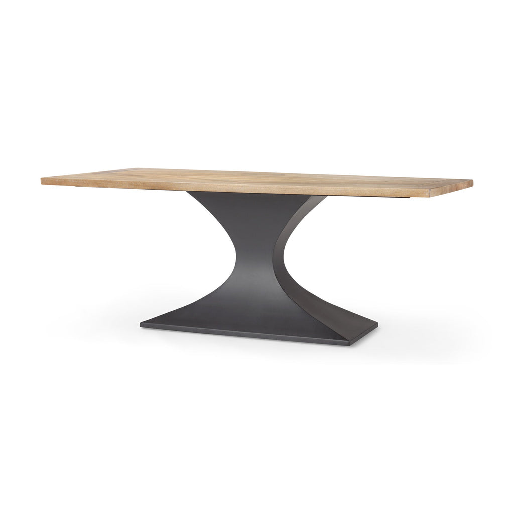 Mercana Maxton 79" x 39" x 30" Metal Dining Table