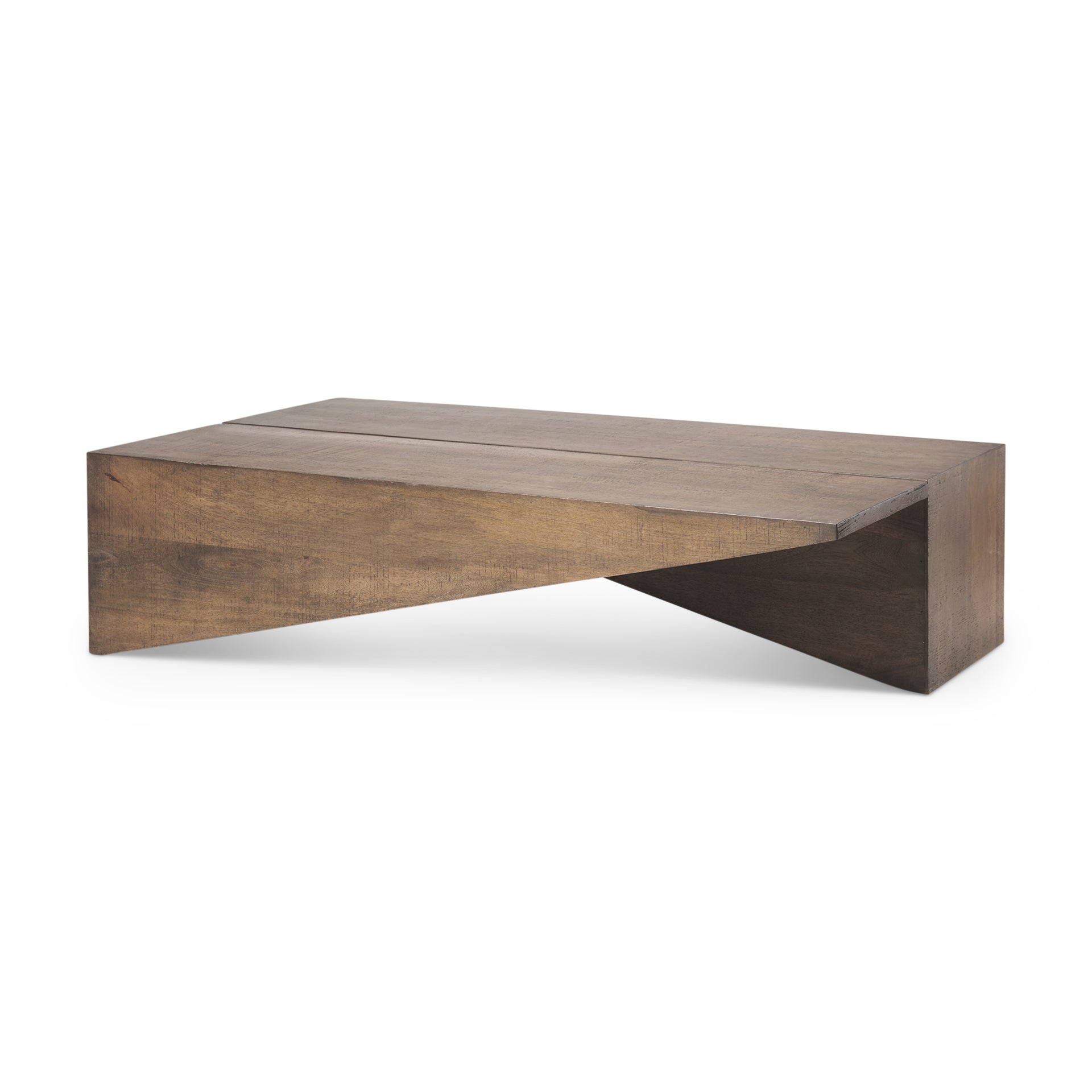 Mercana West 55" x 14" x 32" Solid Wood Coffee Table