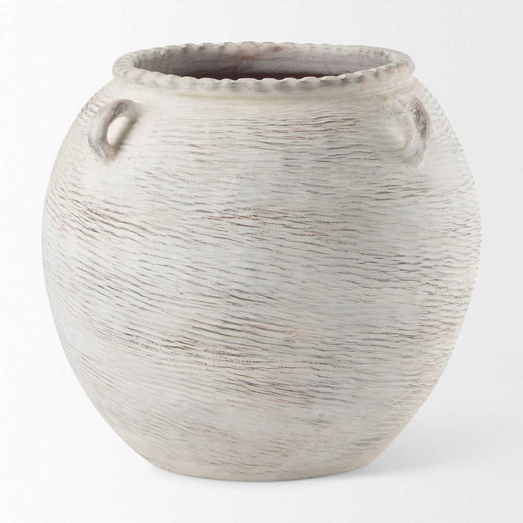 Mercana Misha 25.2" x 25.2" x 22.4" Ceramic Floor Vase