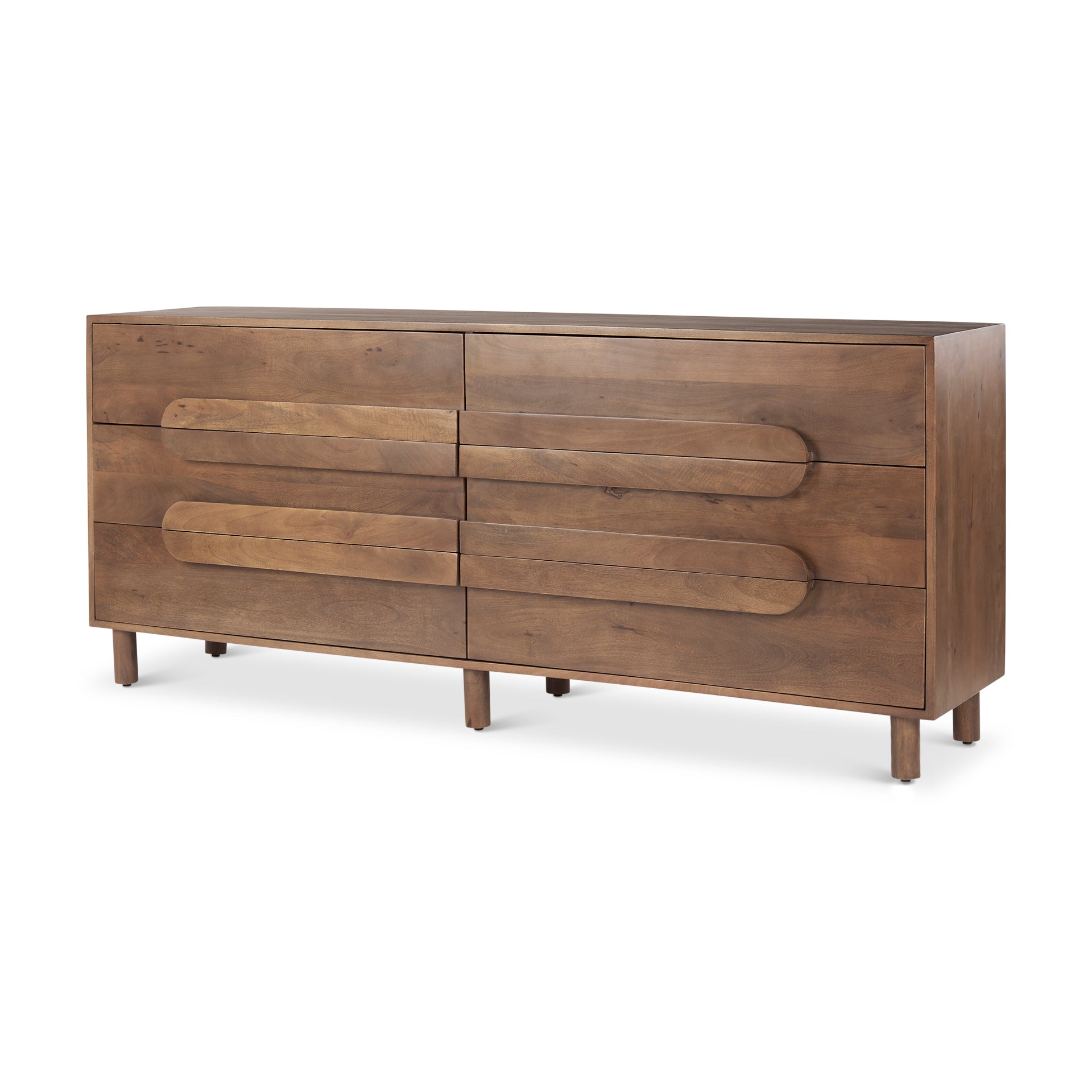 Mercana Astrid 71" x 17" x 30.3" Solid Wood Sideboard