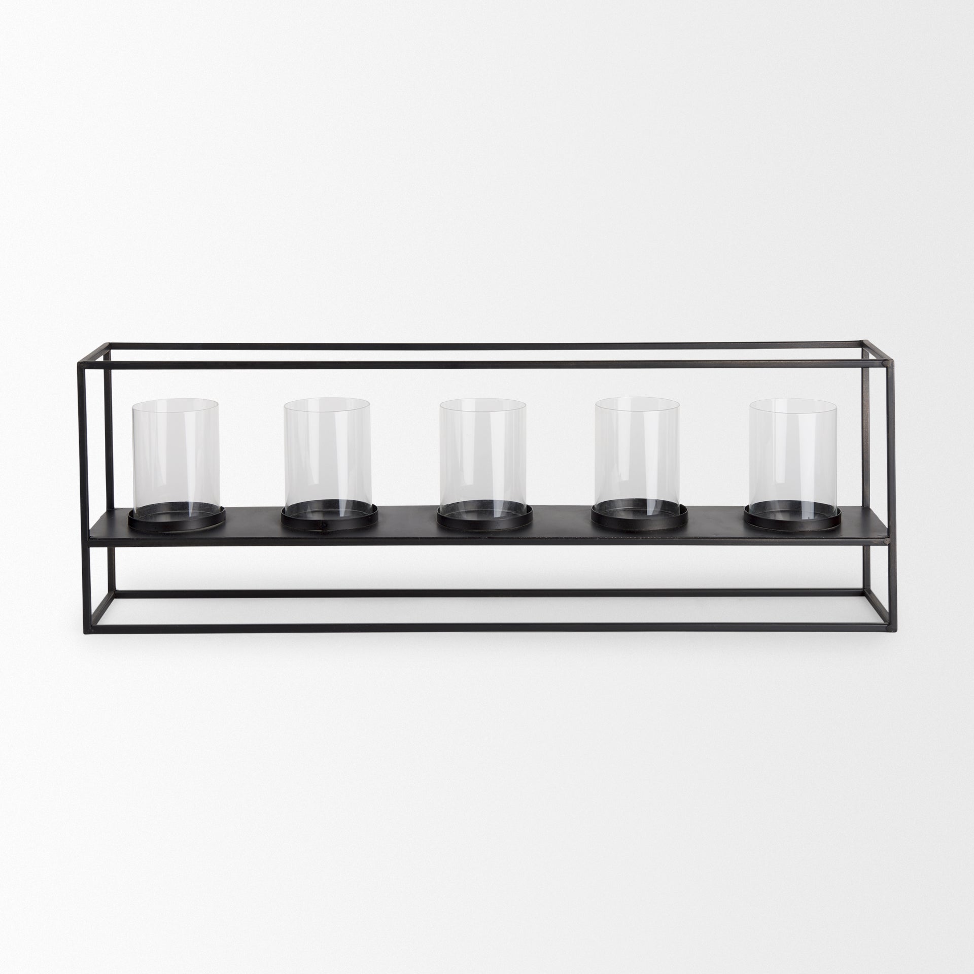 Mercana Cindy 27" x 4.9" x 9.1" Metal Candle Holder