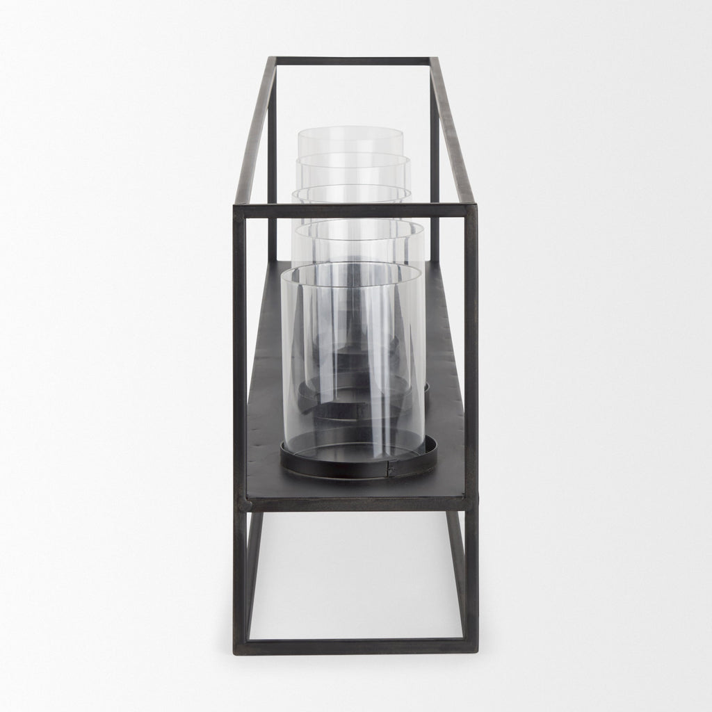 Mercana Cindy 27" x 4.9" x 9.1" Metal Candle Holder