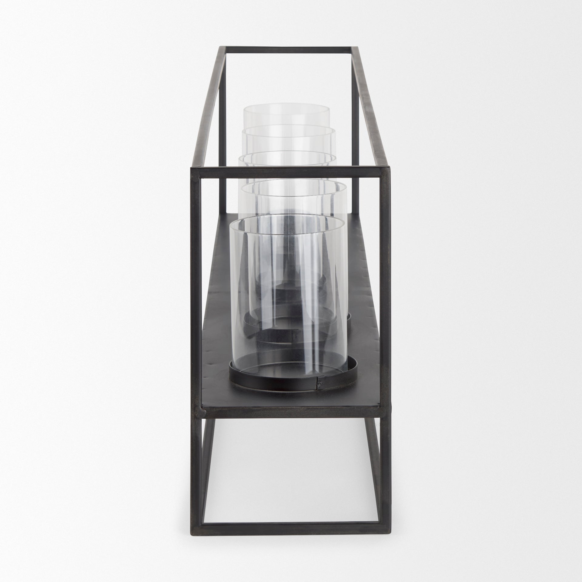 Mercana Cindy 27" x 4.9" x 9.1" Metal Candle Holder