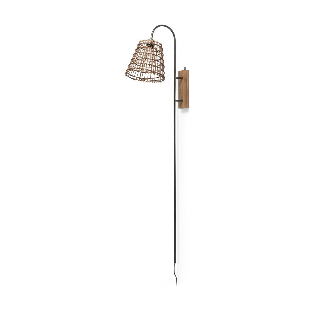 Mercana Kiley 28" x 7" x 15.6" Metal Wall Sconce