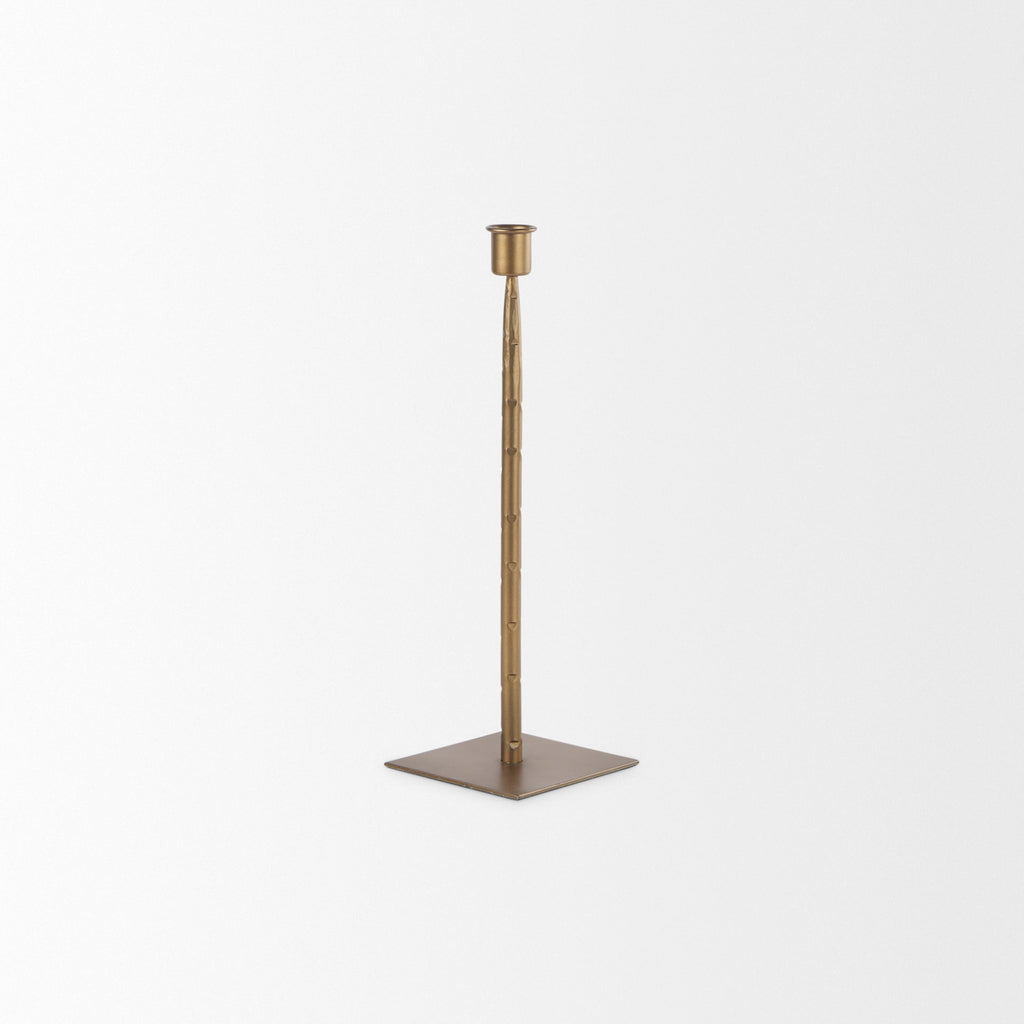 Mercana Porter 4.5" x 4.5" x 12" Metal Candle Holder