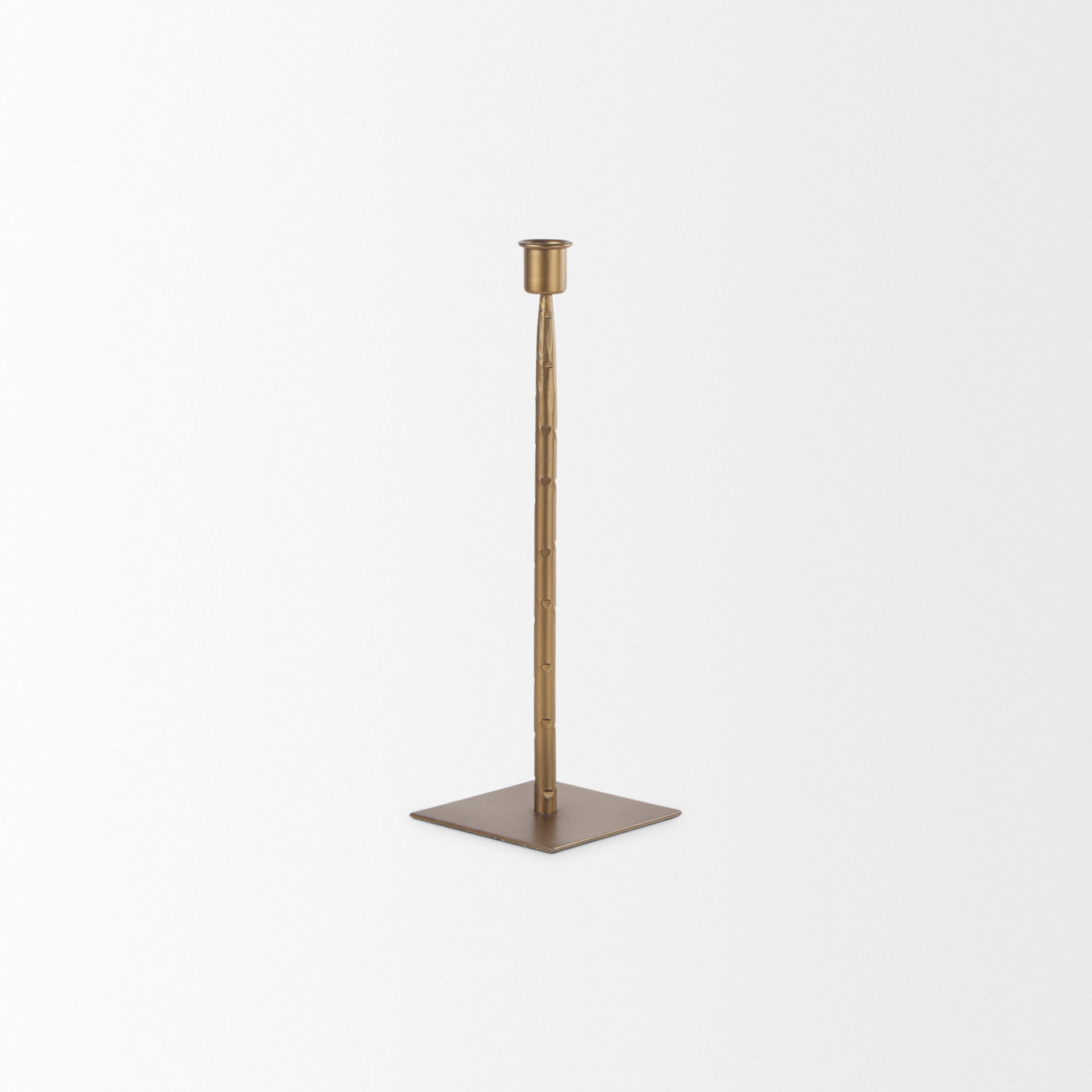 Mercana Porter 4.5" x 4.5" x 12" Metal Candle Holder