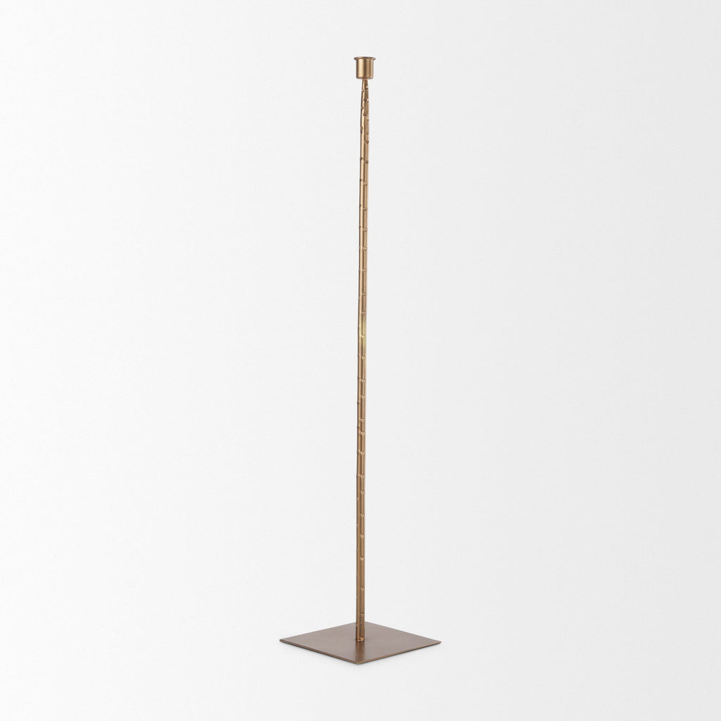 Mercana Porter 6" x 6" x 30" Metal Candle Holder