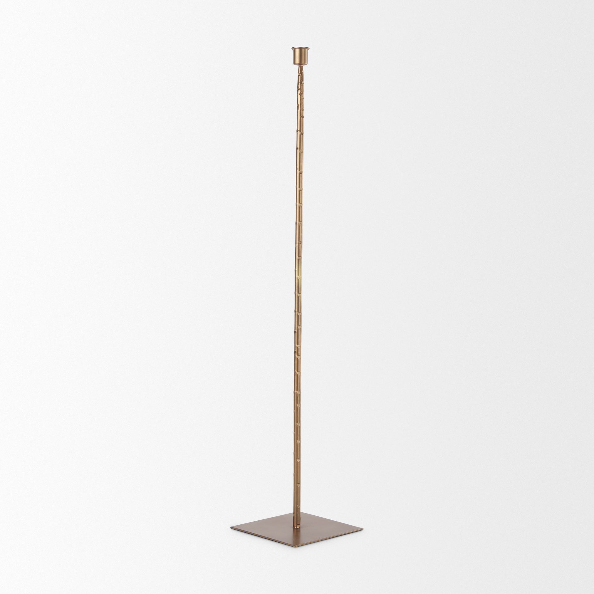Mercana Porter 6" x 6" x 30" Metal Candle Holder